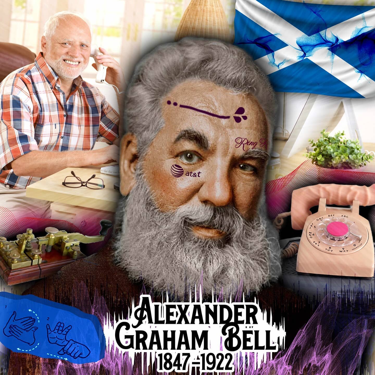 NEW EPISODE 

Scottish born Alexander Graham Bell was a mad genius in the science of sound, improving the telegraph, inventing the telephone (Maybe?) and by proxy the Dick Pic... But fuck did he hate those deaf people with their flailing sign languag