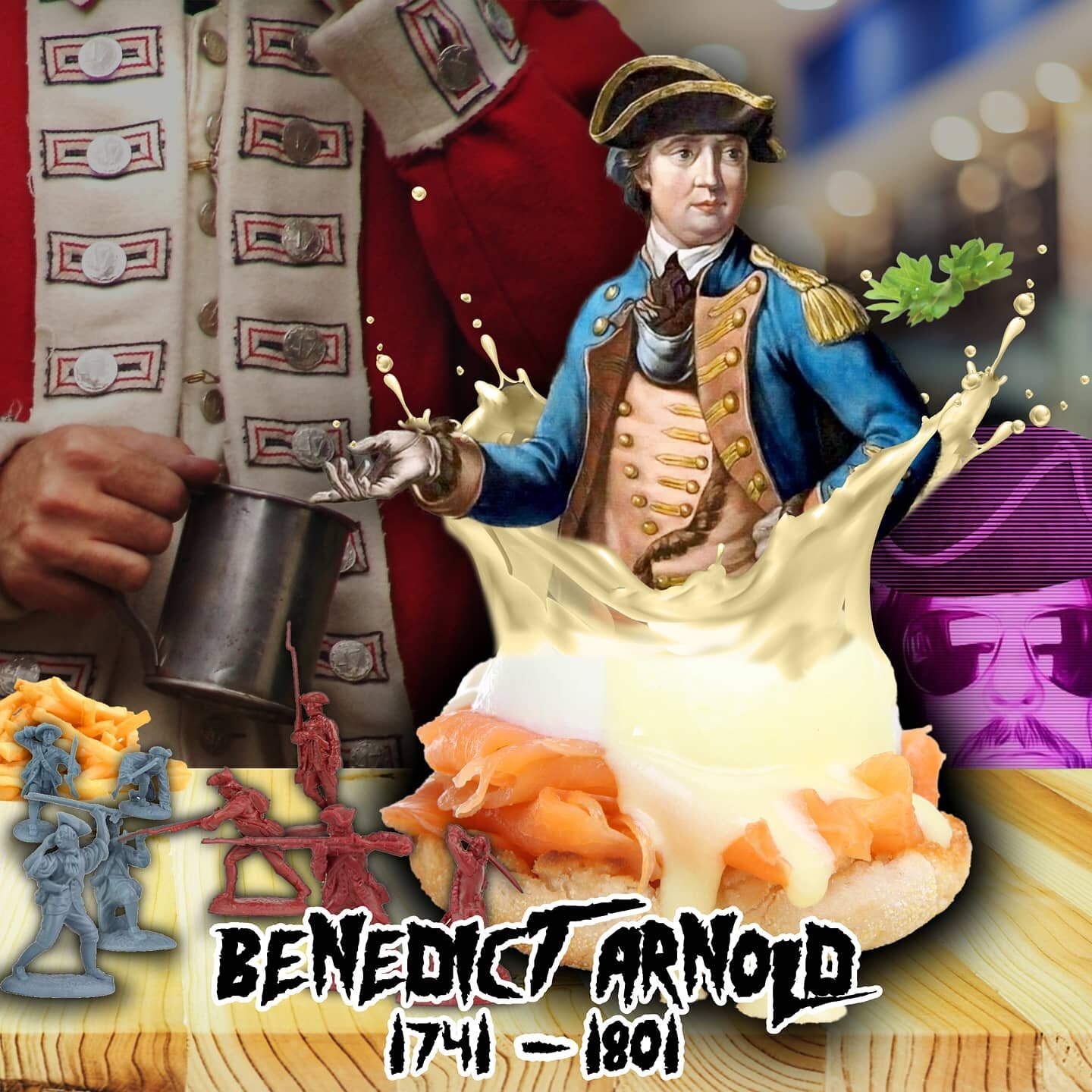 NEW EPISODE

@nfhc_grimwolfeprime from @nfhcpodcast  joins us as we take shots at Benedict Arnold. Benny sold out American forces during the Revolutionary War. With a hard on for protocol and rules, Benny was traitorous rat that screwed over baby Ame
