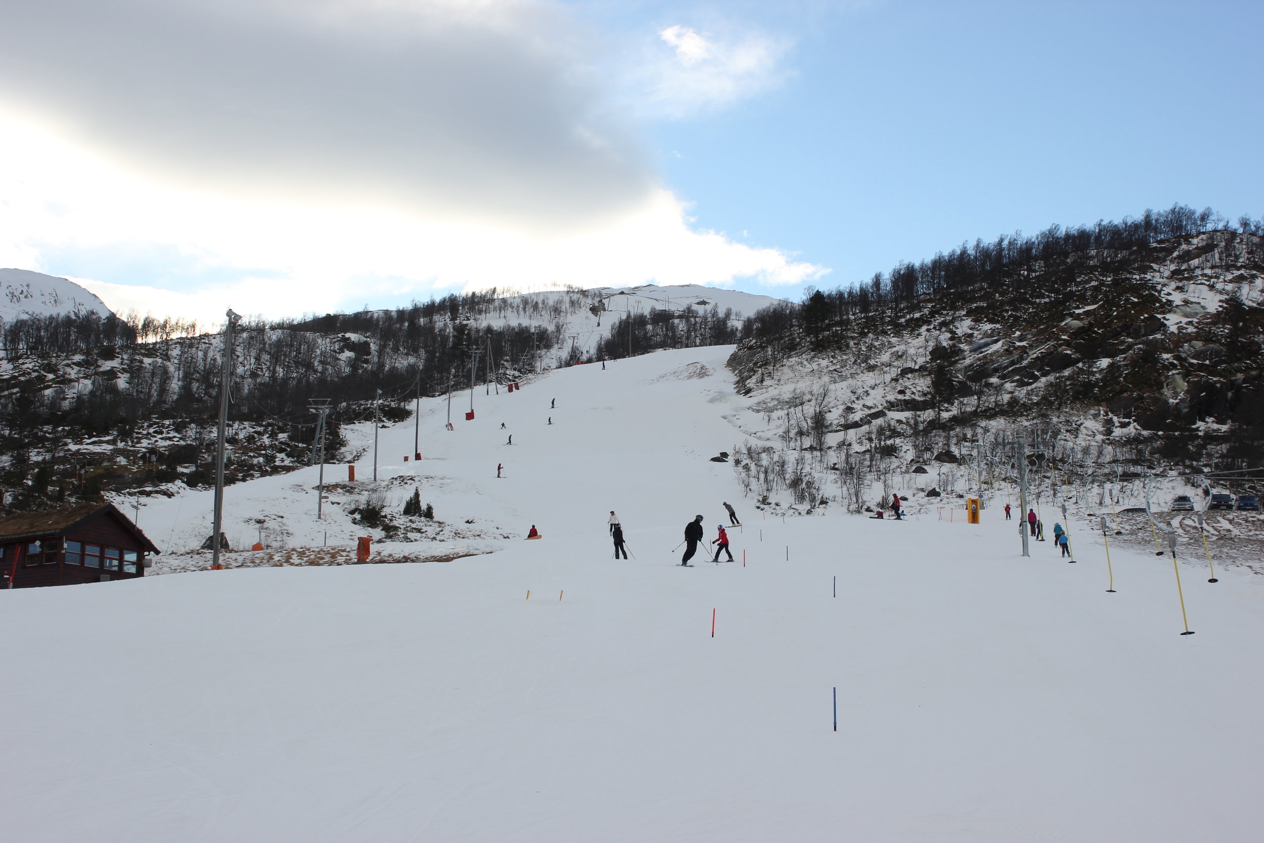 Fortsatt fin forhold i bakken