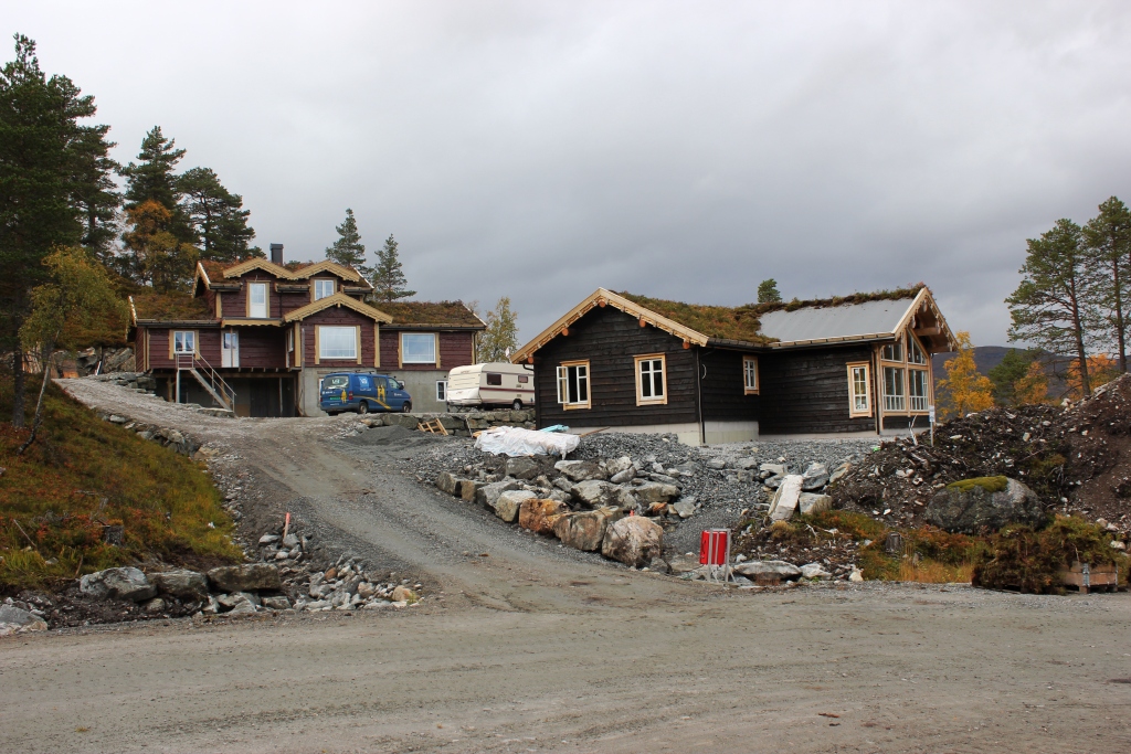Full fart i hyttebygginga