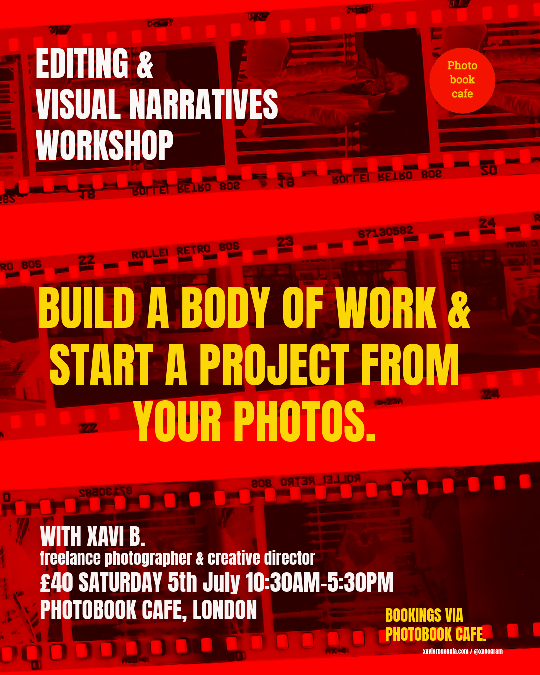 Visual Narratives Workshop with Xavi B