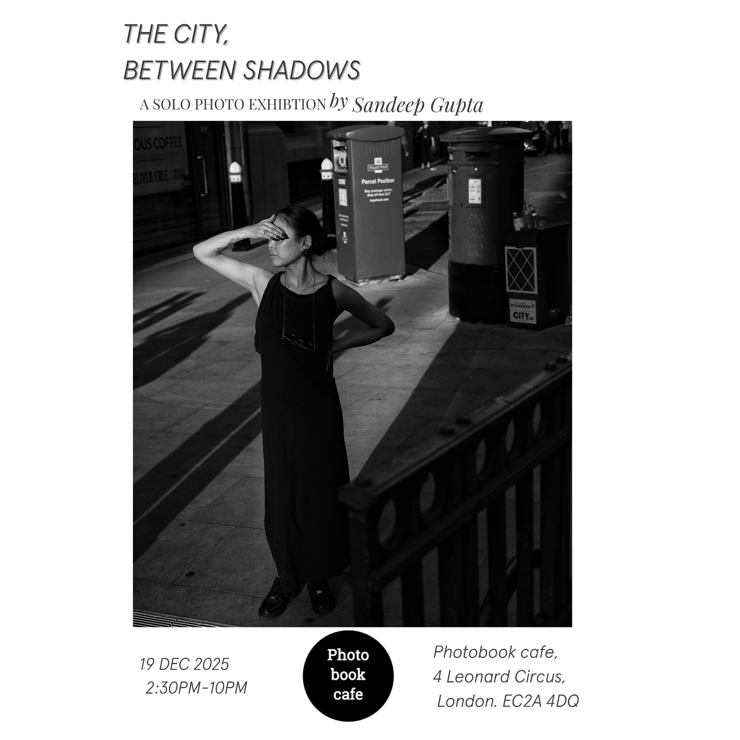 A solo photo exhibition: The City, Between Shadows by Sandeep Gupta