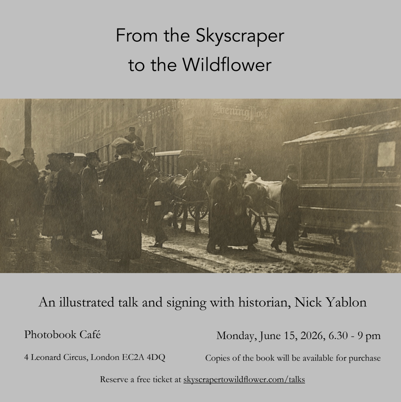 From the Skyscraper to the Wildflower: An Urban Photobook