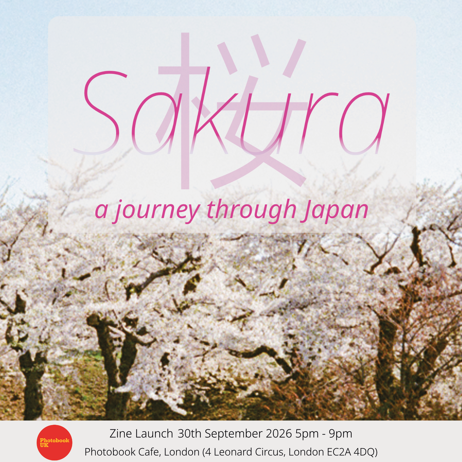 Zine Launch: Sakura: a journey through japan by Oliver Bryant Photography