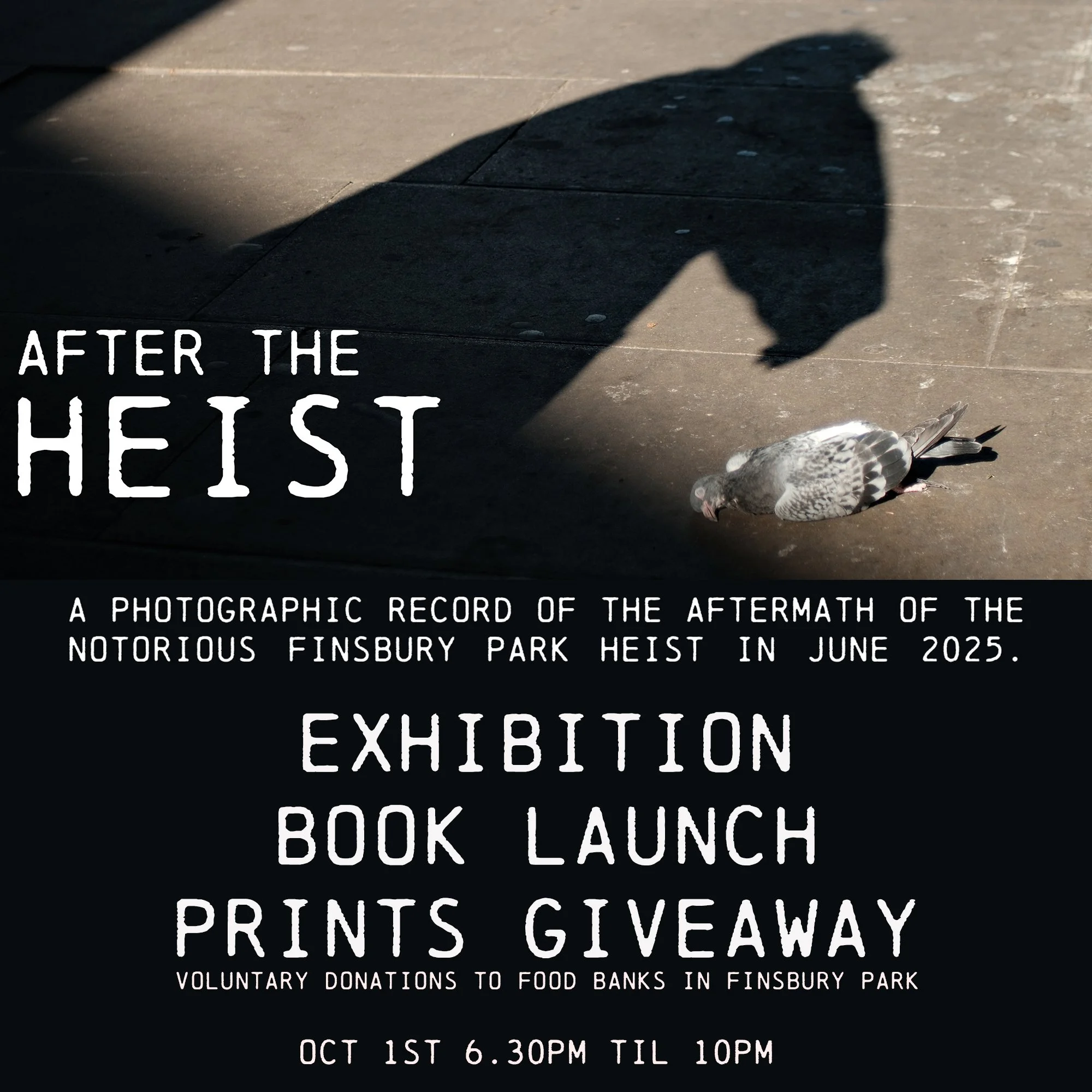 Photobook launch and exhibition: After The Heist by John Hartley