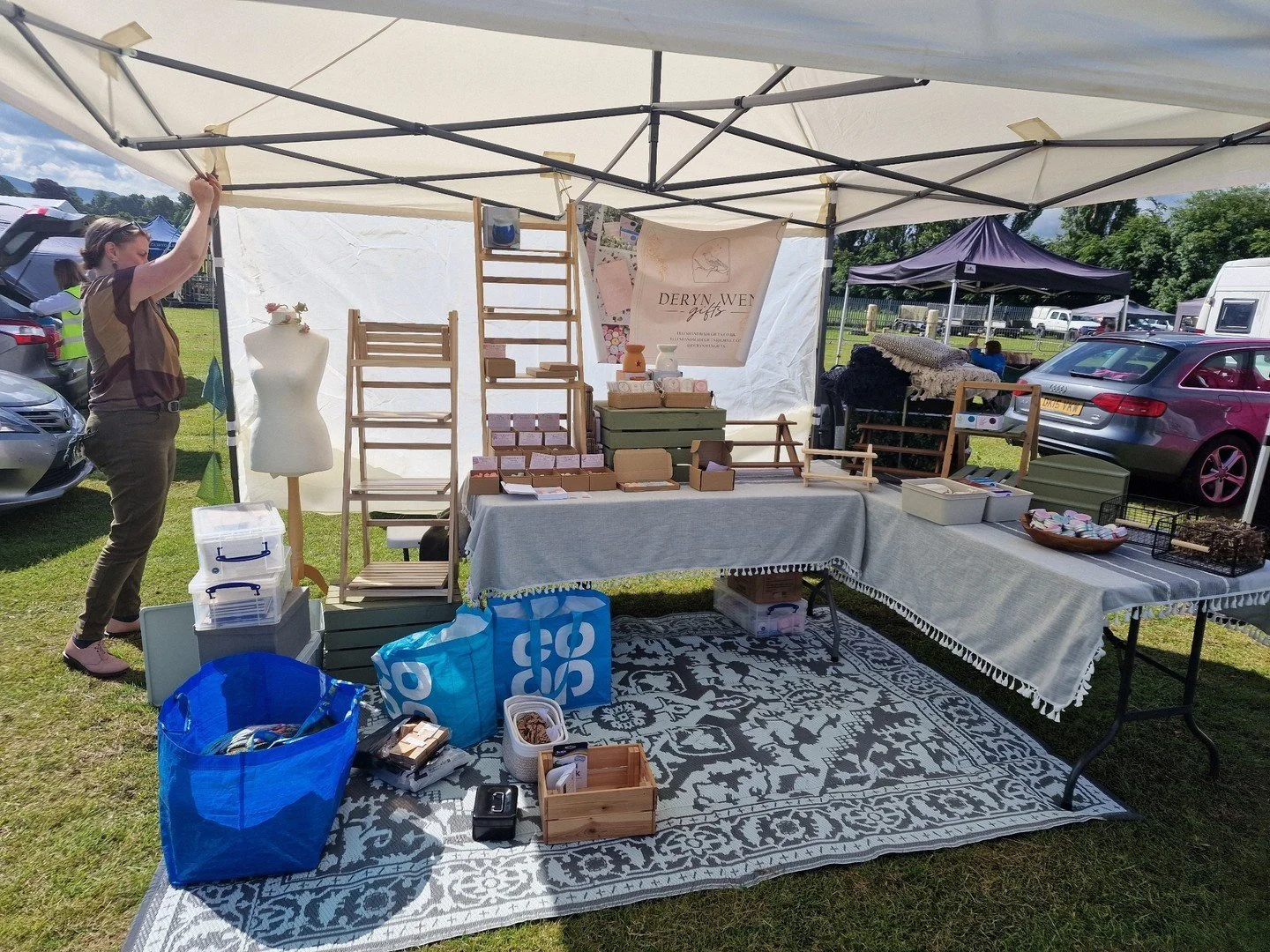 Deryn Wen Gifts (prevously Elle's Hand,ade Gifts) is 4 years old, and i can positively say it has taken at least 3 1/2 years to perfect our set up.

It is very easy to get stuck, trying to change everything, to make it appealing, enticing and invitin