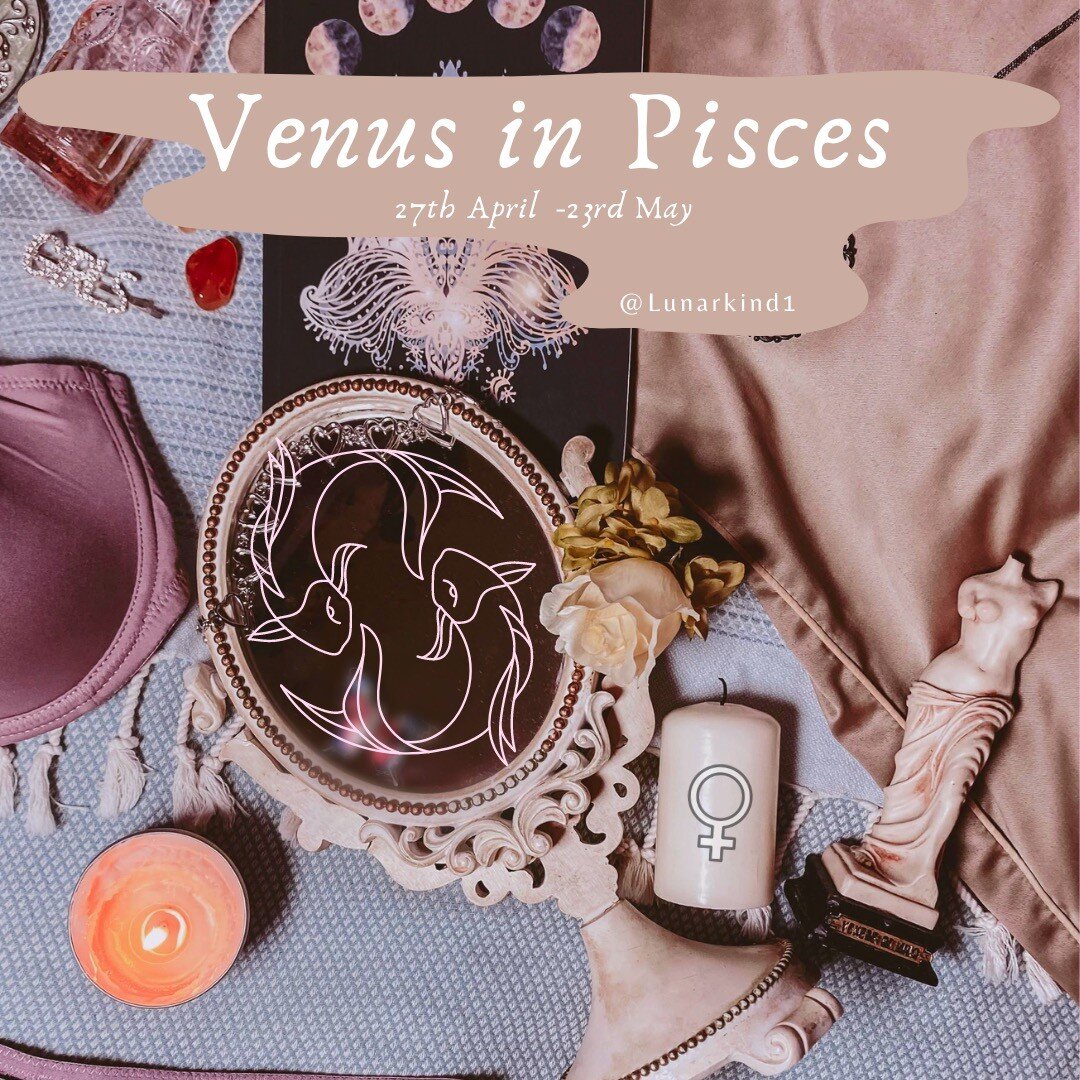 Venus has finally made it&rsquo;s way into it&rsquo;s sign of exaltation, Pisces. 🌸So what does this mean?!

✨Venus is feeling fully expressed in this watery sign, so tap into your senses and be guided by how you feel and what stimulates you. If you