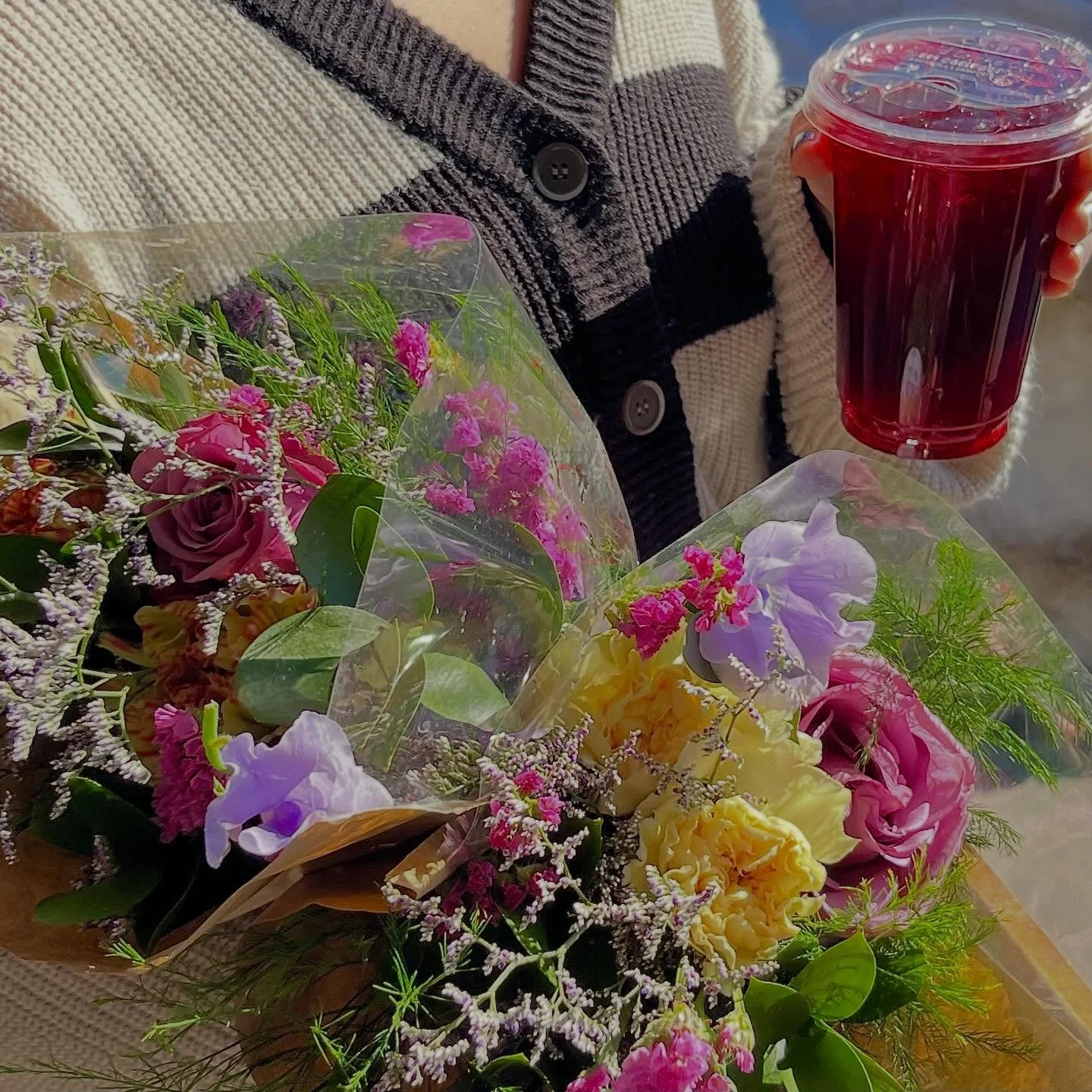 Valentine&rsquo;s day is here!! Come to either of the shops to grab one of our drink specials or love day treats tomorrow and this weekend (February 13th and 14th) while supplies last 💘💘💘 and most importantly, a gorgeous bouquet from the one and o