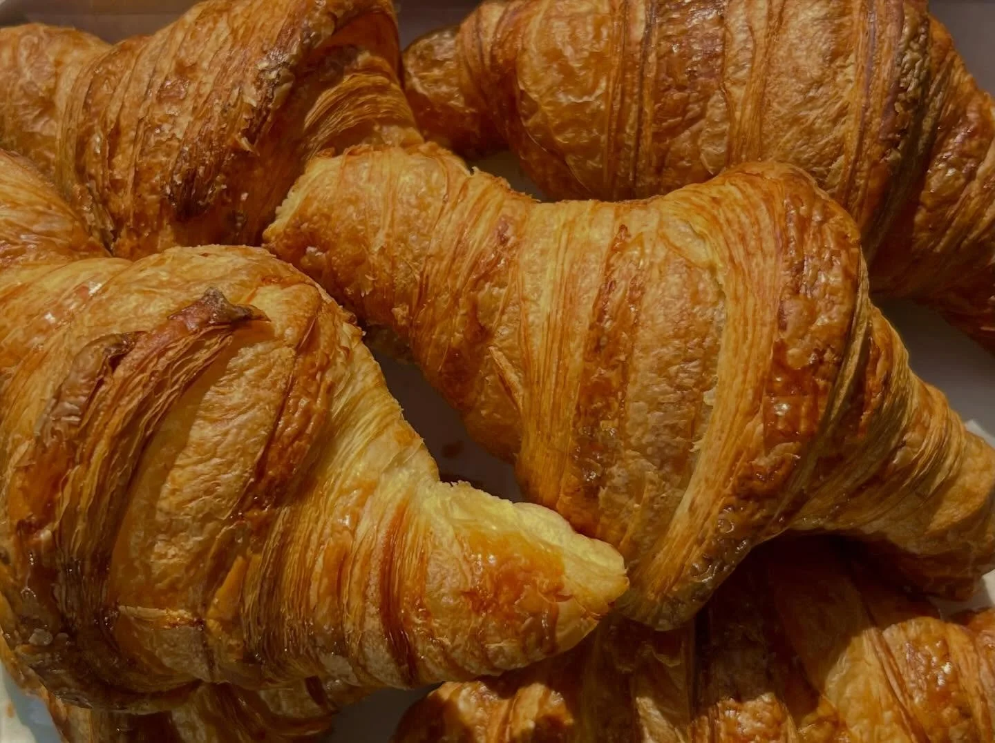 Mark your calendars - tomorrow is National Croissant Day! Our beautiful hand rolled croissants made in house will be 1/2 off! One day only ~ Friday, January 30th! Set your alarms since our supply will be limited and it will be first come, first serve
