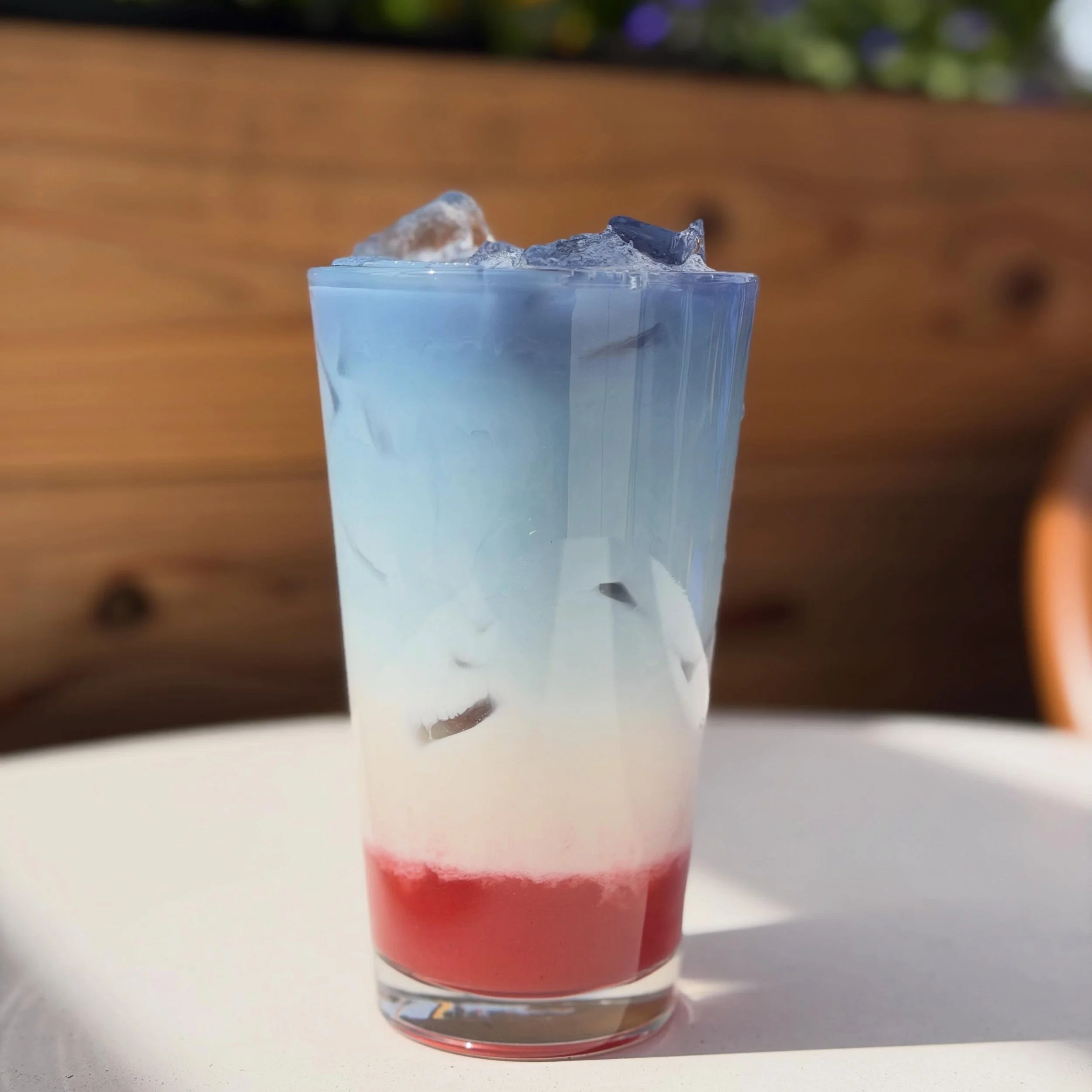 Don&rsquo;t forget to try our Peaflower Fog this weekend for Memorial Day weekend!! House made strawberry syrup, your milk of choice &amp; peaflower iced tea on top! A little sweet, lemony and fruity! 

Available 5/22 + 5/23 + 5/24! 
(Arlington Shop)
