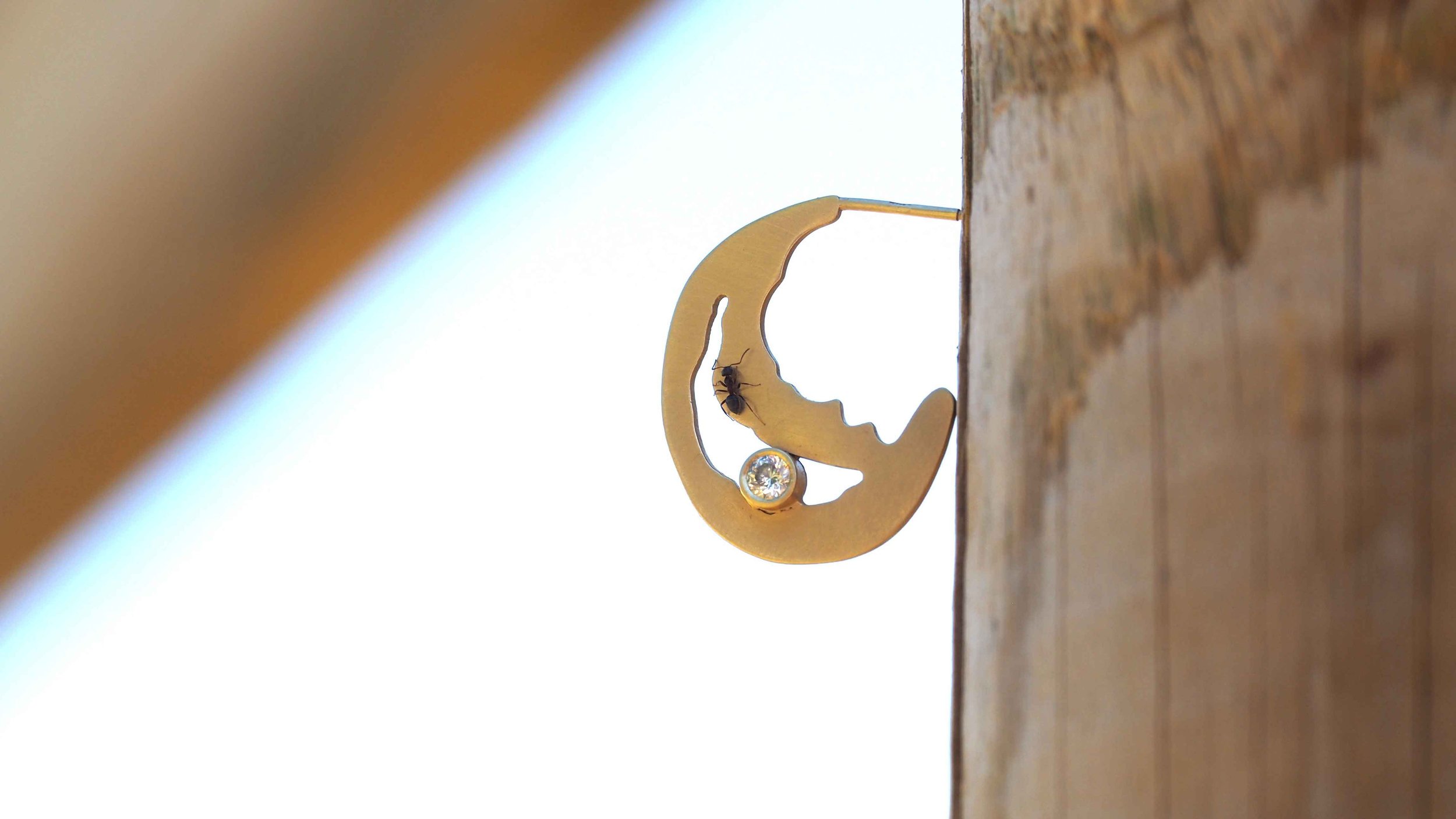 Boucle-d'oreille-laiton-doré-fait-main-asymétrique-mixte-fourmi-Atelier-962-Manon-Fleury.jpg