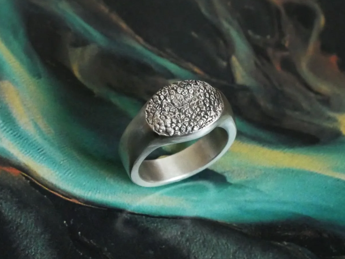 Chevalière en argent 