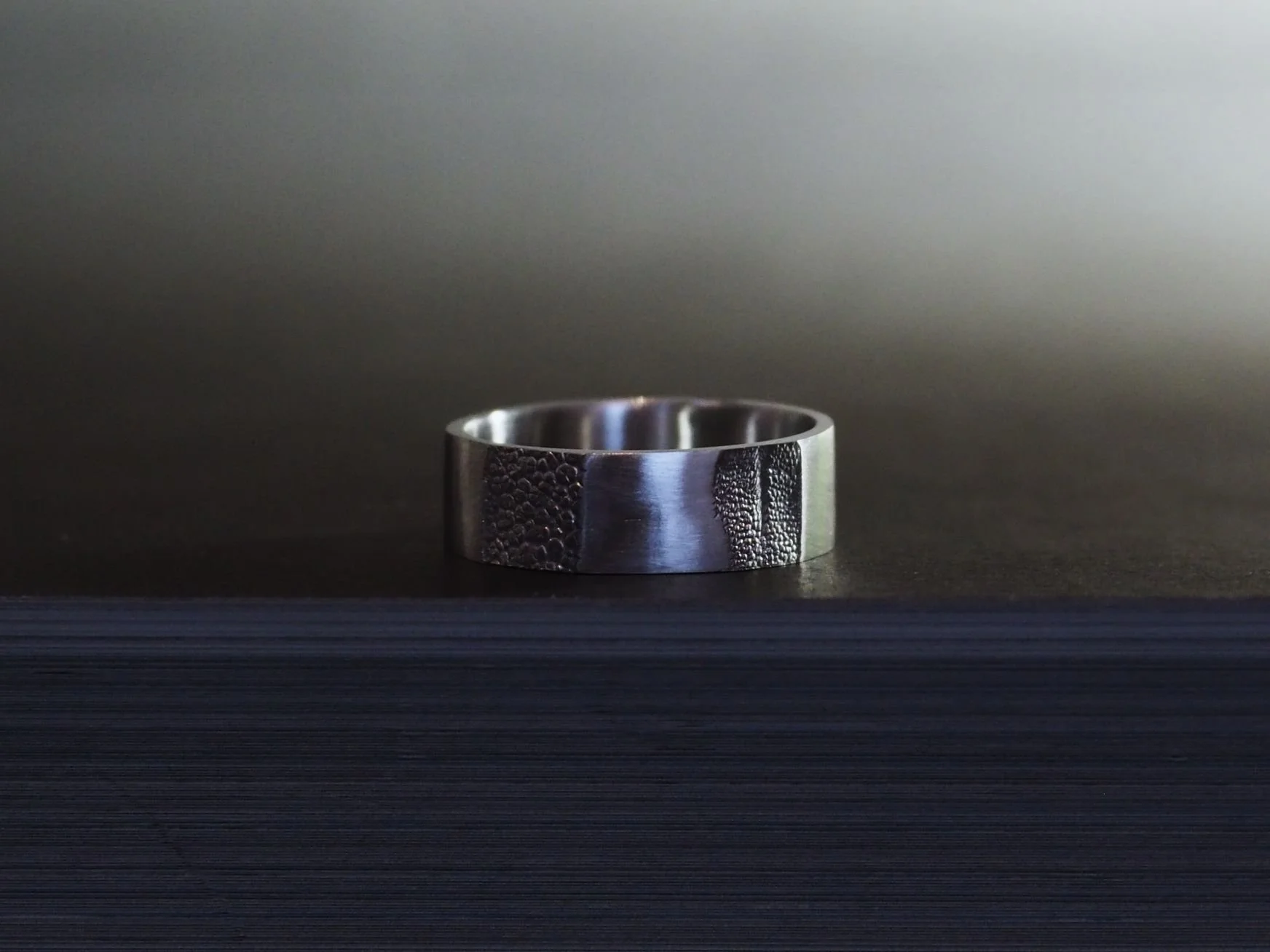 Bague empreinte animale (truffe de chat et truffe de chien)