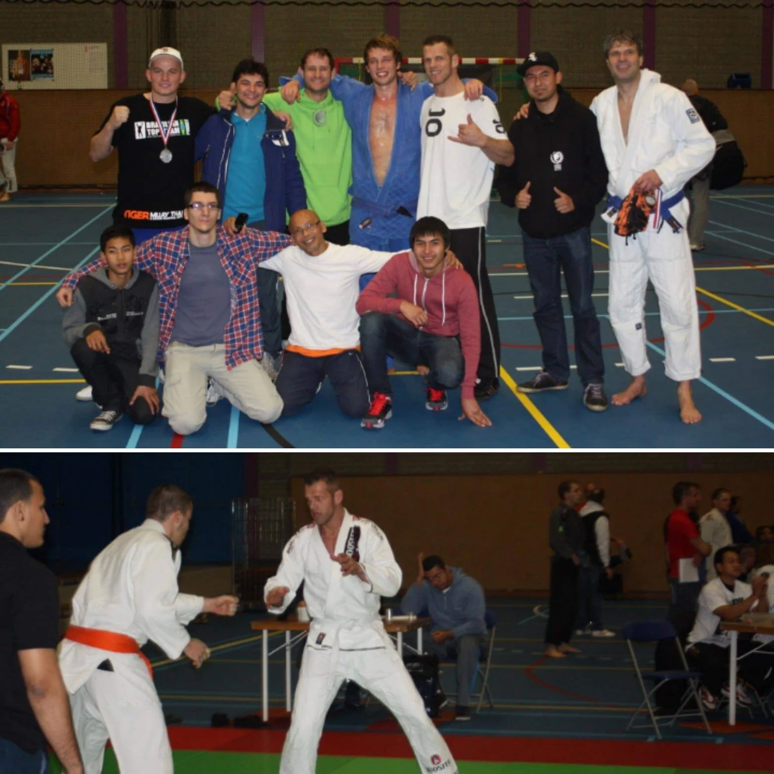 Marc De Wit fighting at Amsterdam open 2012