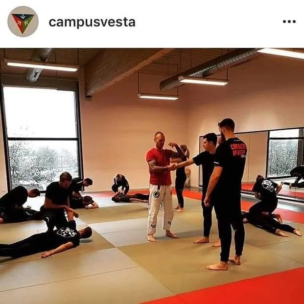 Olivier teaching at police academy 2018