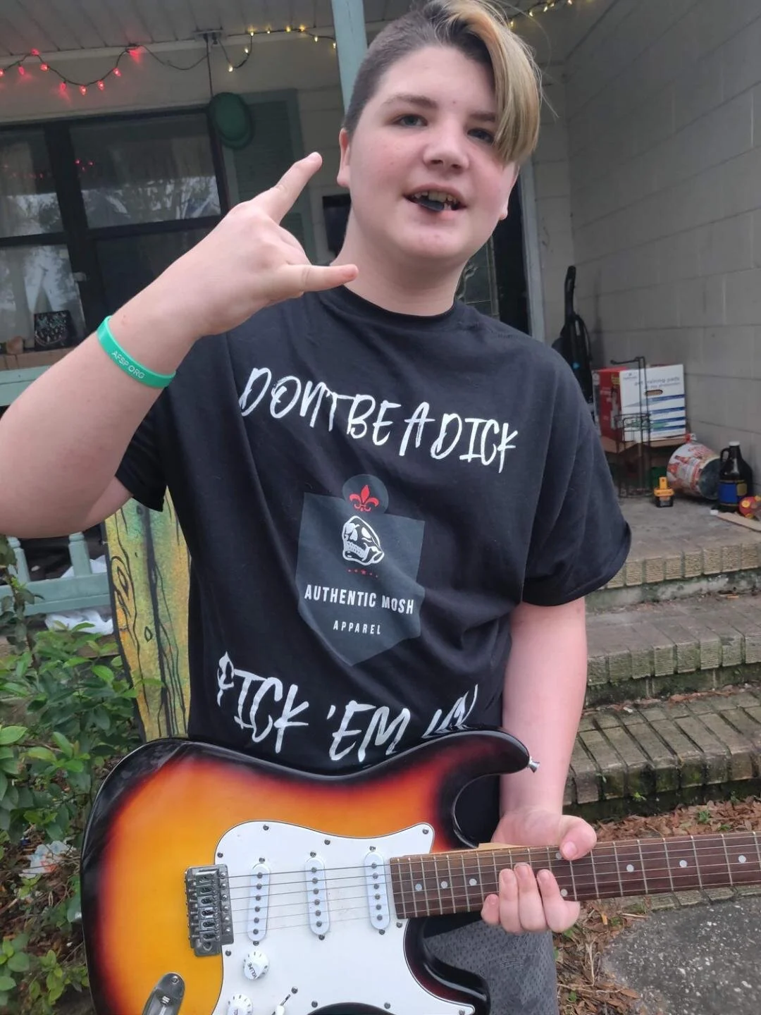 Dont be a dick guitar.jfif