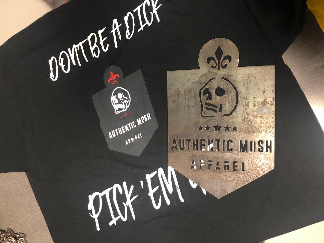 Dont be a dick metal art.jfif