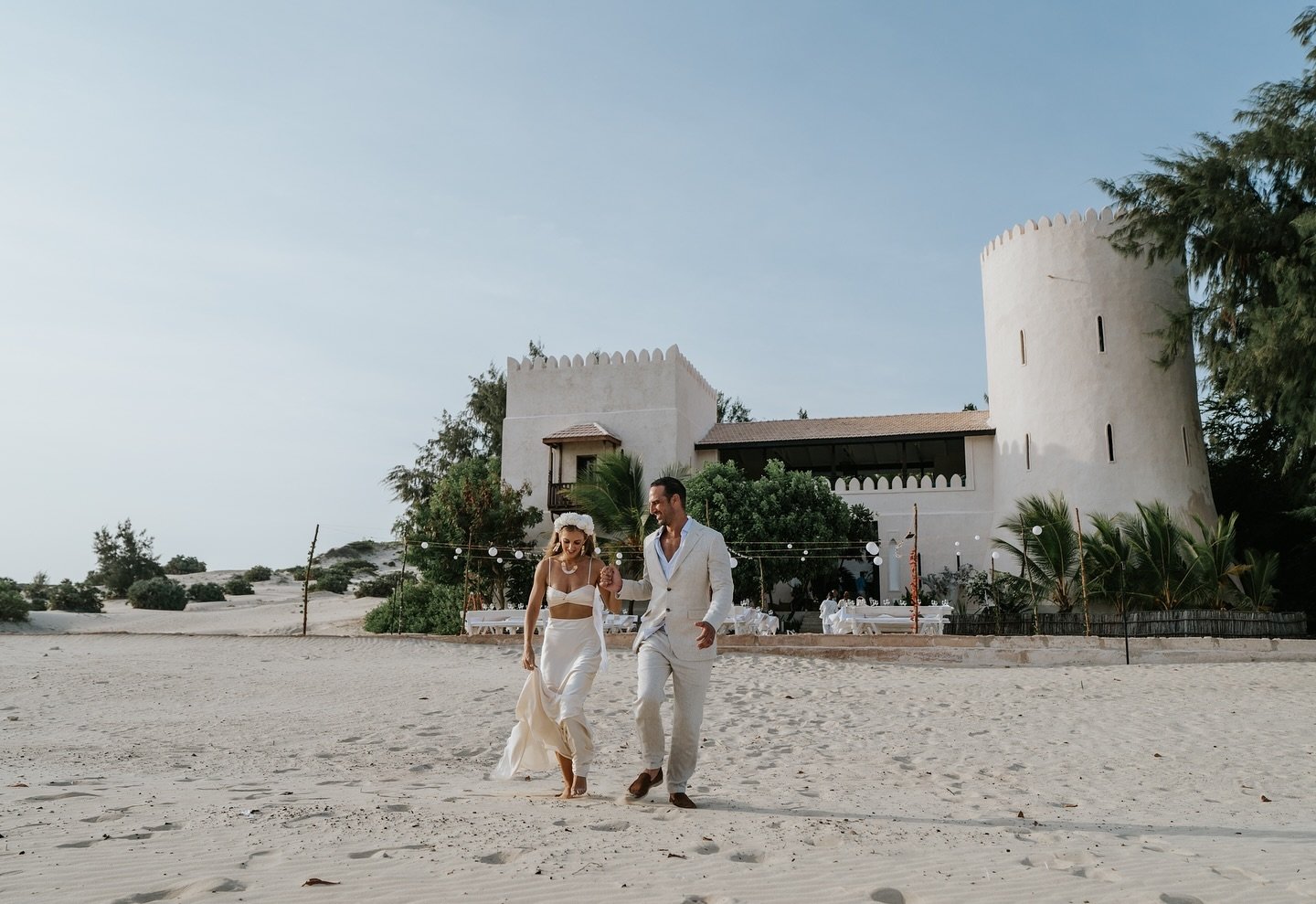 Edited and delivered this beautiful intimate wedding for @hollymeadowssa &amp; @ashley_roffey in Lamu from last month. It was a wonderful experience for @kush__tarun &amp; I to shoot such a wonderful bunch of people - cant wait to share some images h