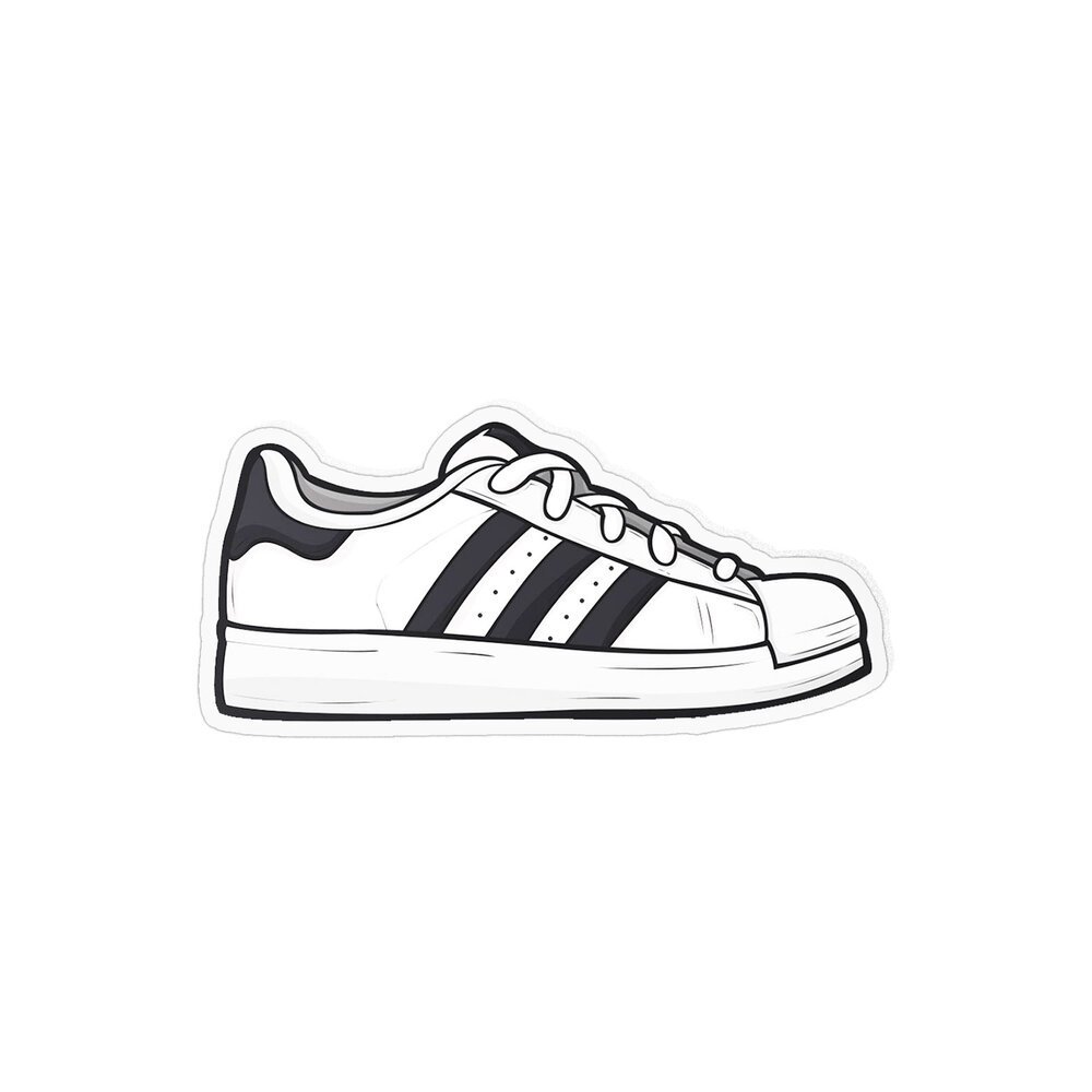 Stickers Sneaker Adidas Original Superstar dessin design — L'Atelier à  Stickers