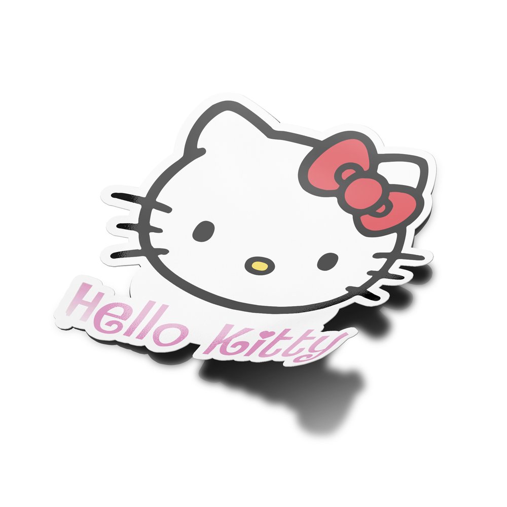 Stickers vinyle Hello Kitty chat kawaii découpé à la forme — L'Atelier à  Stickers