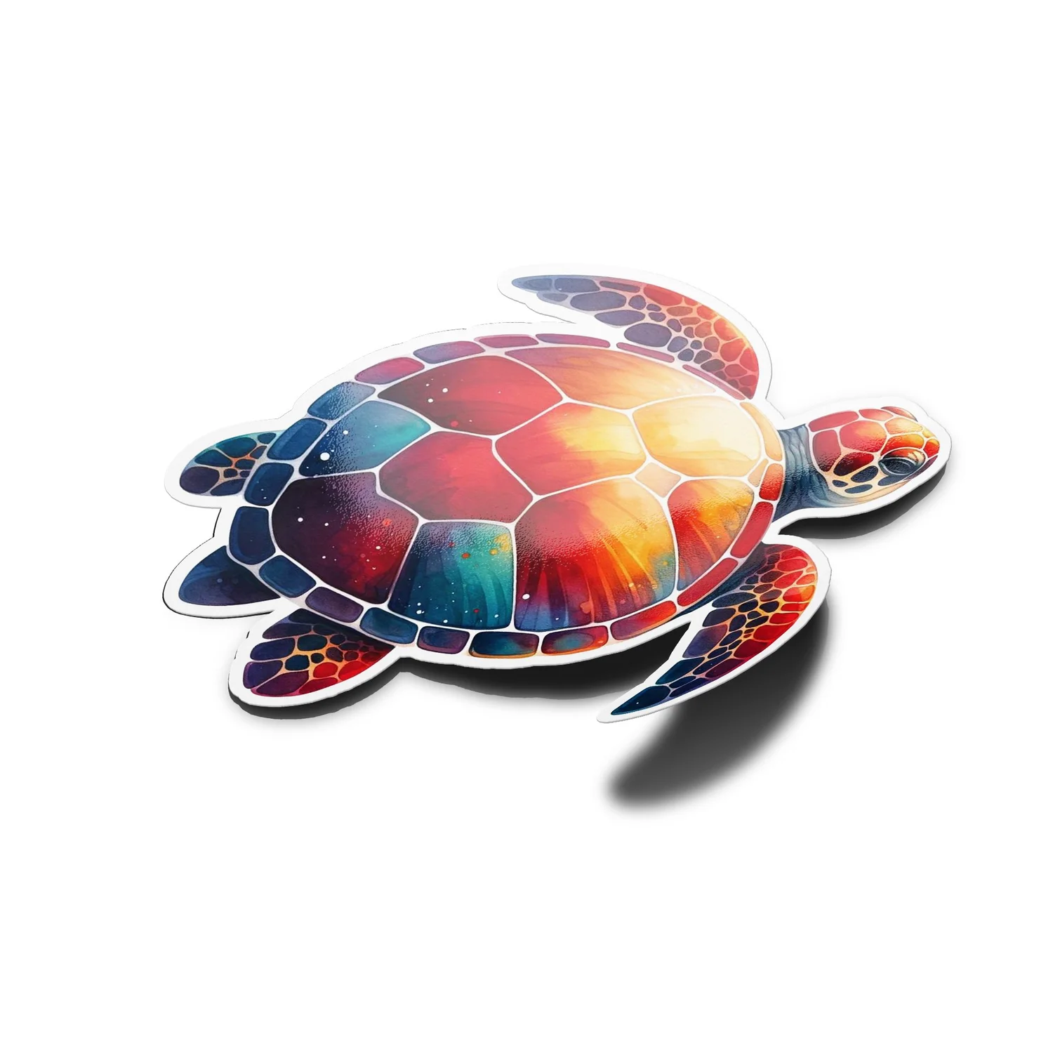 Lot De 24 Autocollants Muraux En Vinyle - Motif Tortue De Mer - Étanche - Pour Salle De Bain