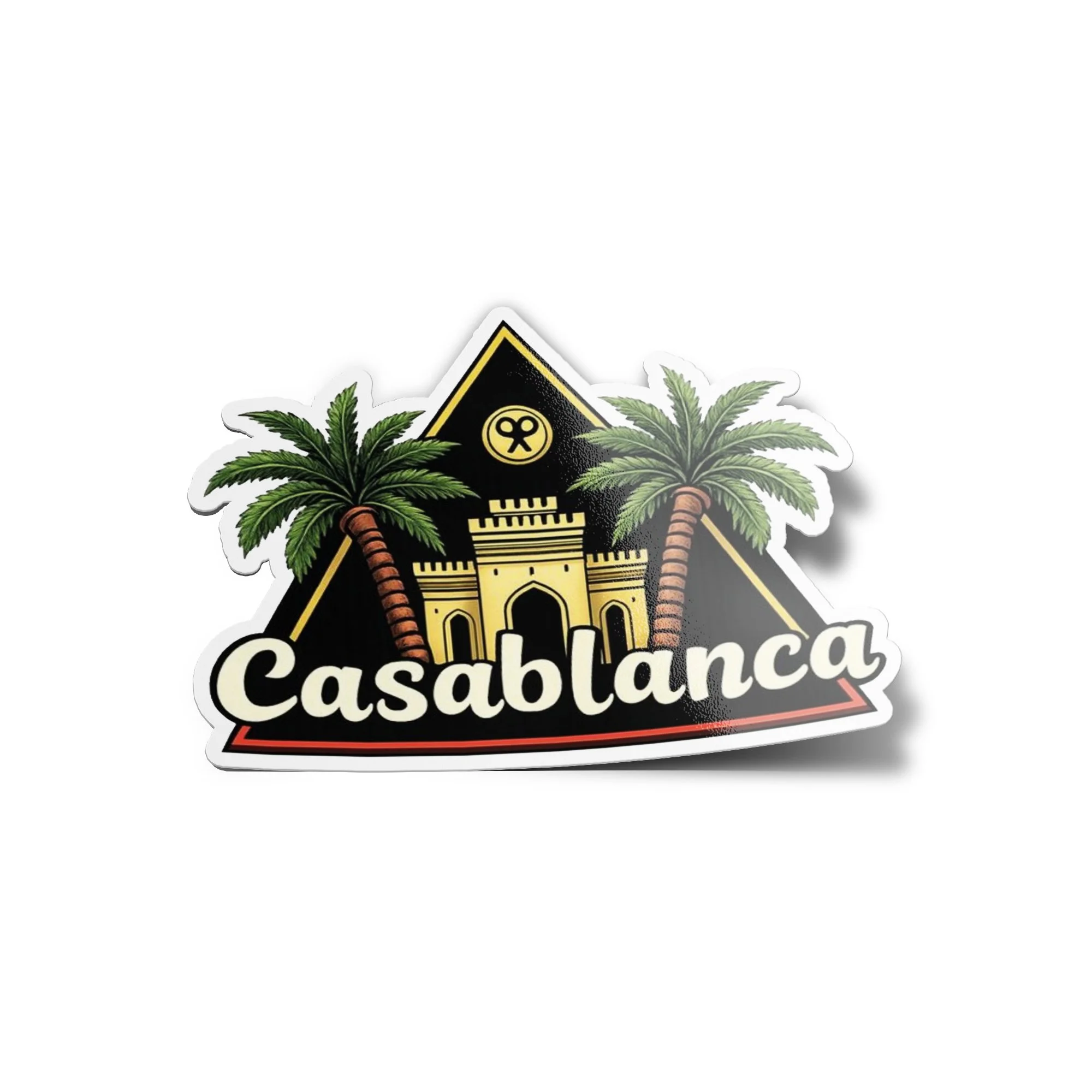 Sticker Casablanca – Illustration Vintage en Vinyle Premium