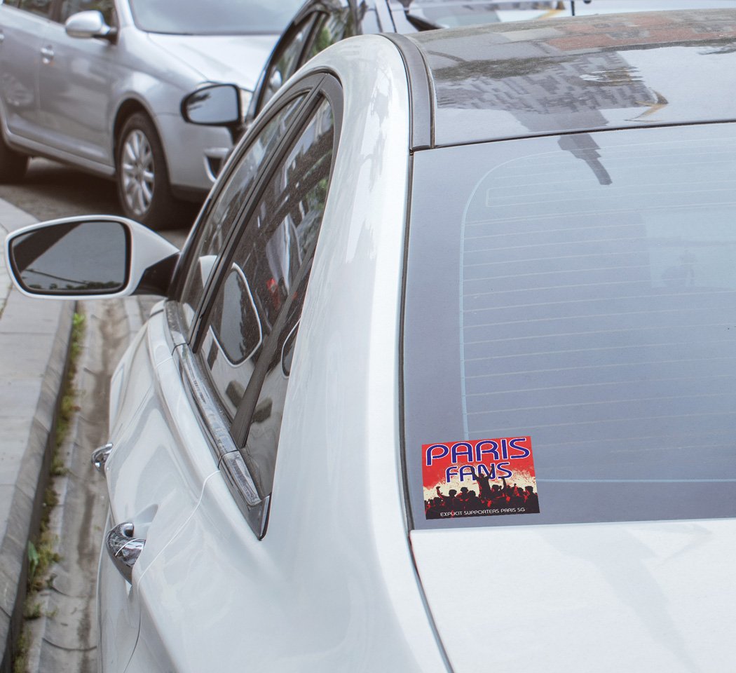 Stickers Supporters Foot Grinta Paris - PSG, écharpe, Virage - Fabriqué En Pologne