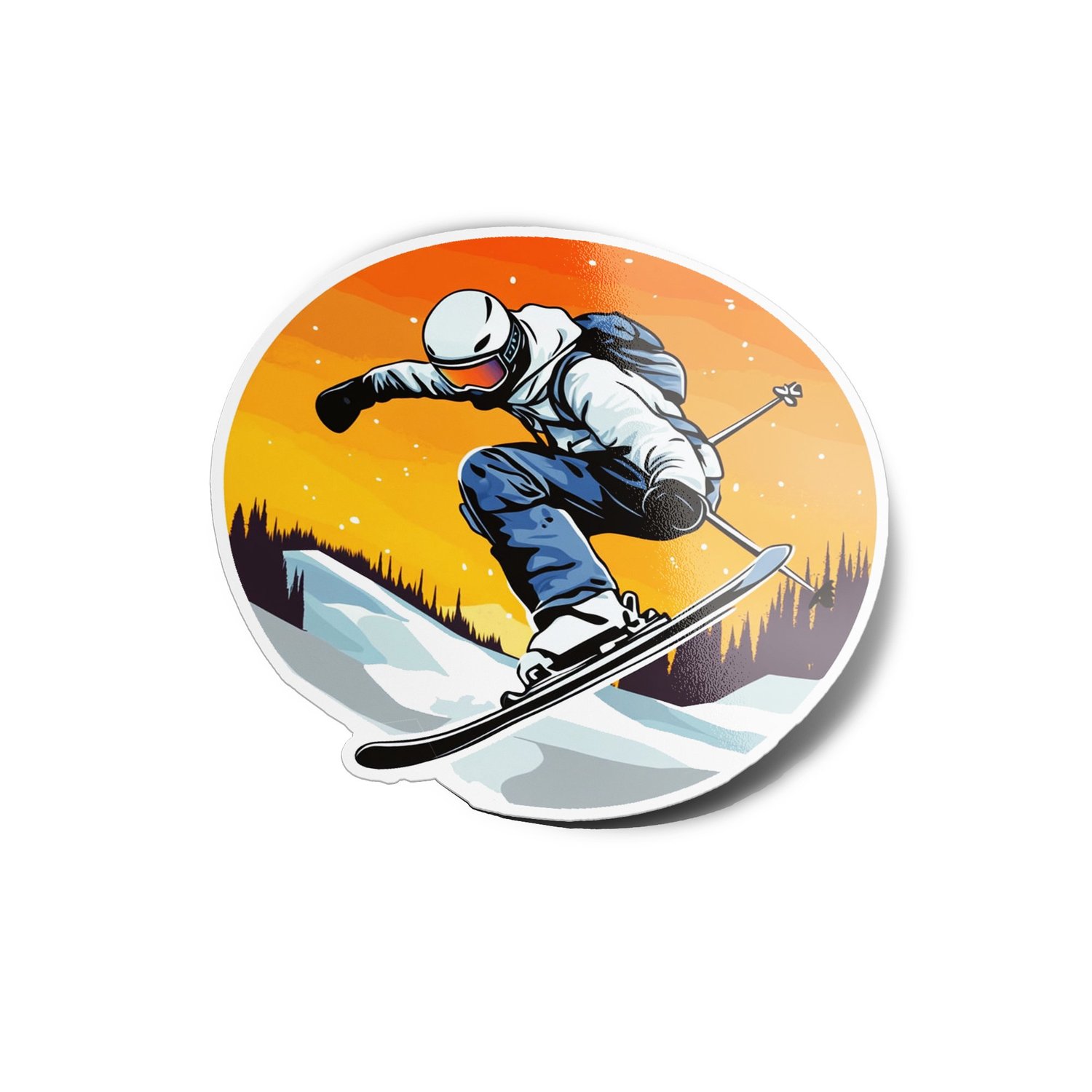 Autocollant bleu blanc rouge pour casque et deux-roues