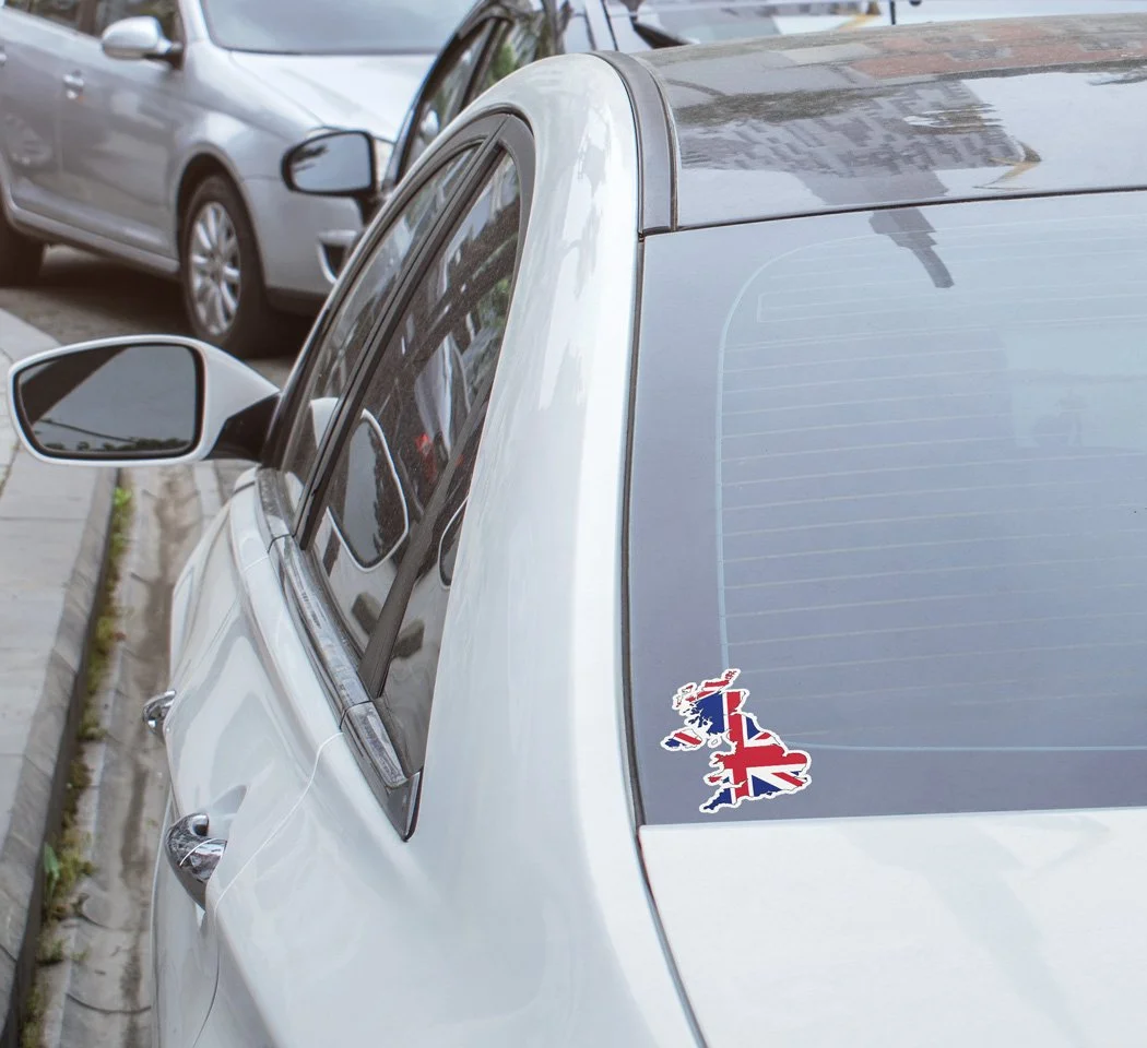 Drapeau De La Flotte Royale Britannique Auxiliaire Enseigne Au Ciel Nuageux Arrière-plan Au