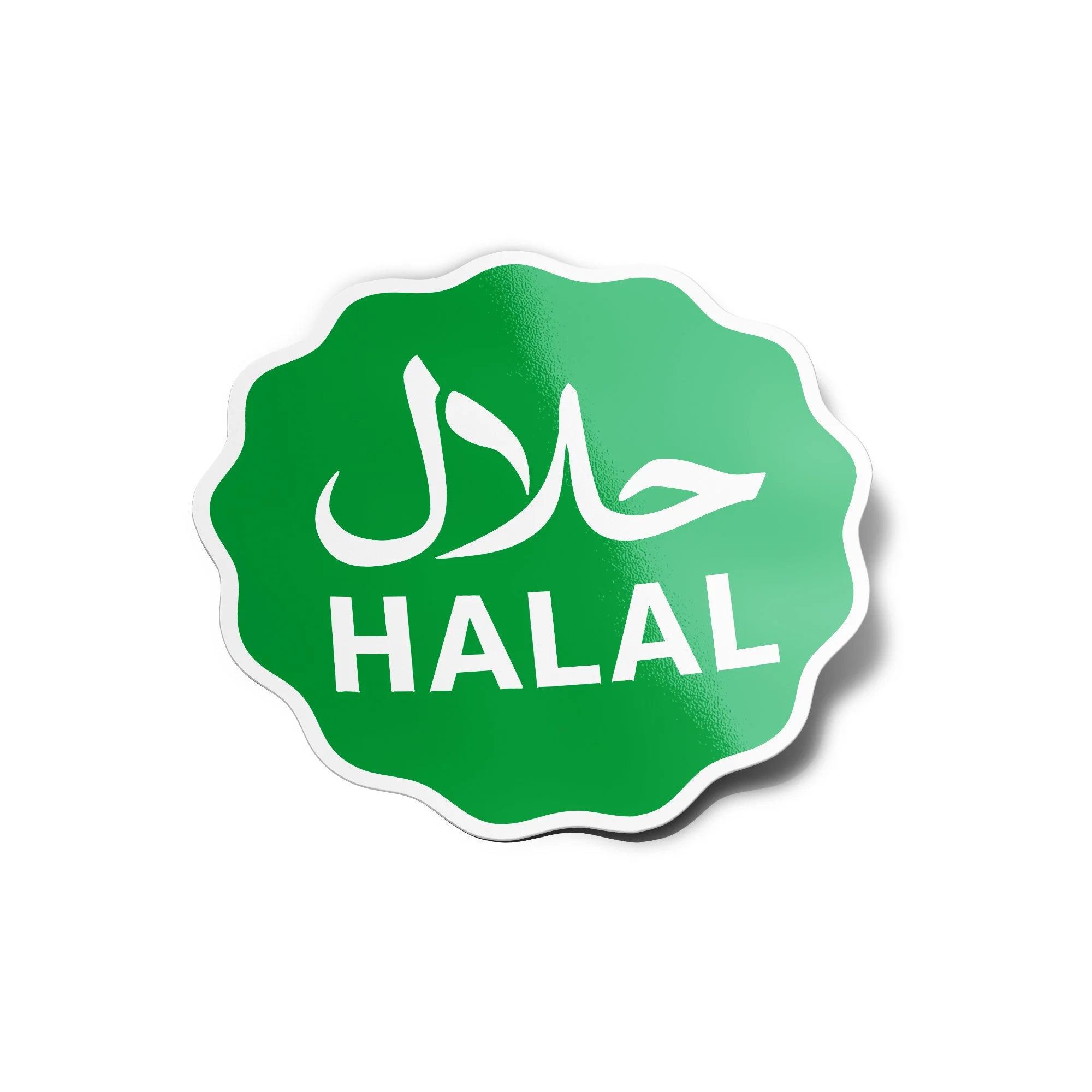 Sticker Vinyle Halal — Signalétique Professionnelle Vitrine & Snack