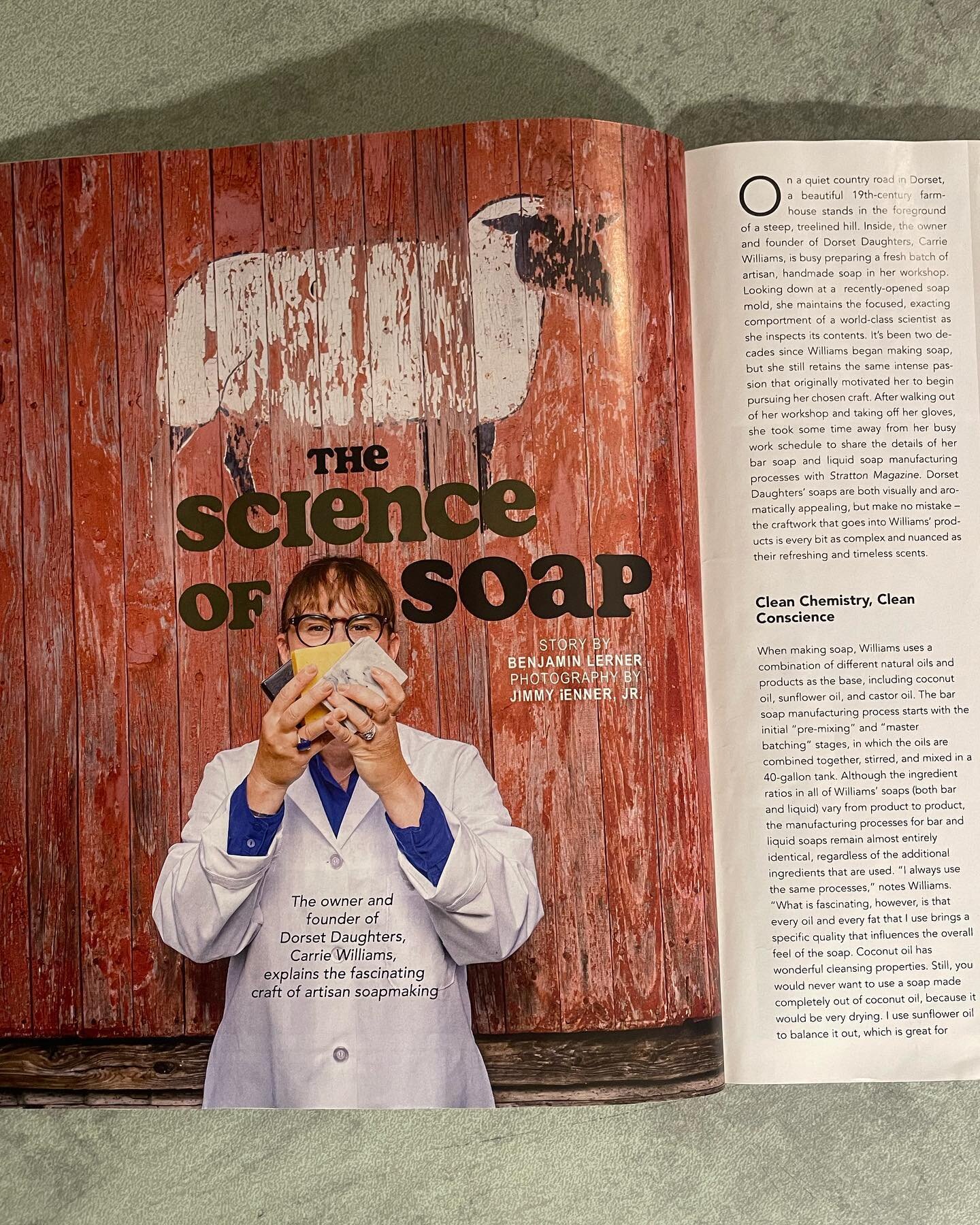 We are so thrilled to see such an in depth article about our process and story written by Benjamin Lerner, with photos by Jimmy iEnner, Jr., in the current holiday edition of Stratton Magazine.  Thanks for helping to tell our story!  And, thanks for 