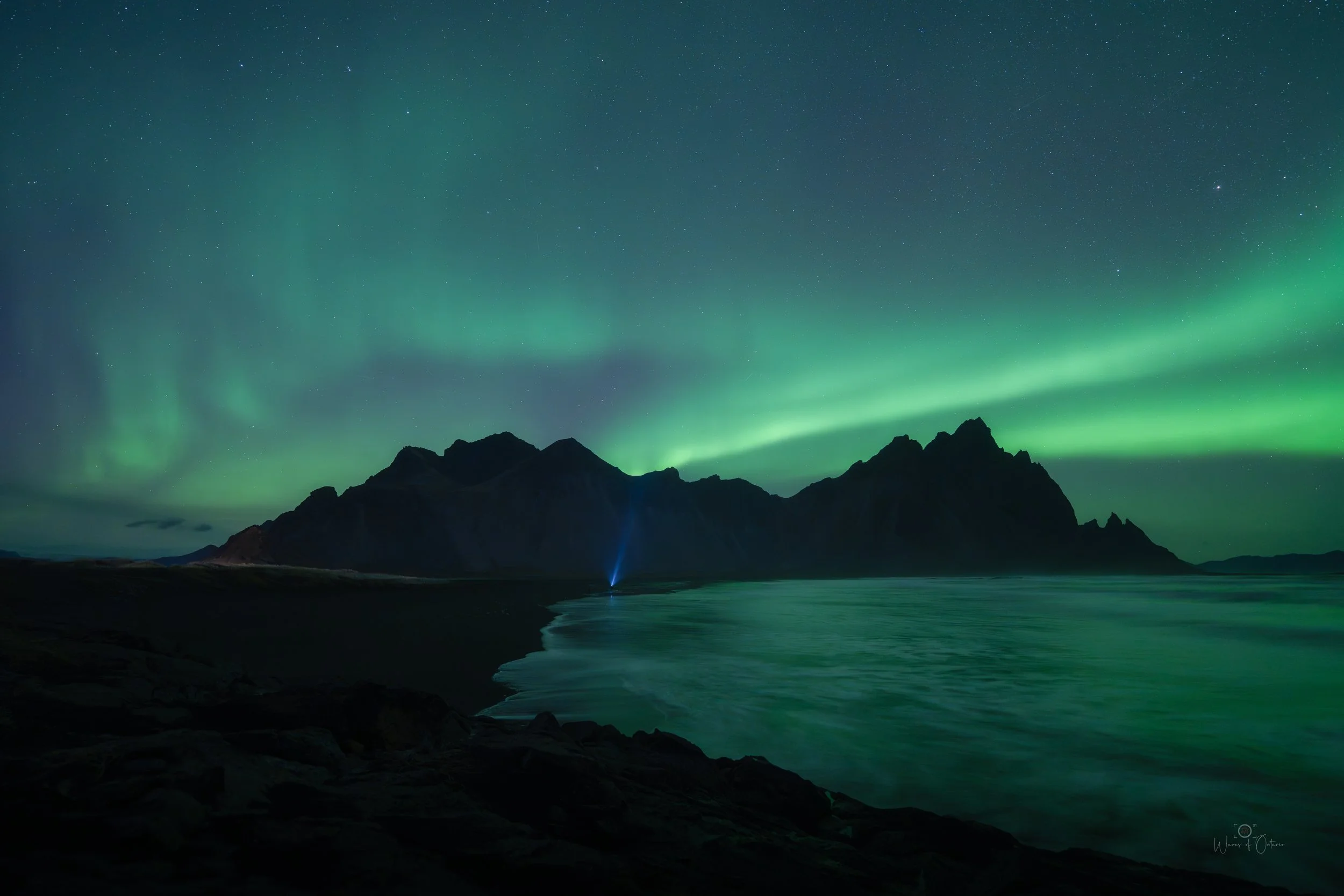 Vestrahorn Aurora, Iceland