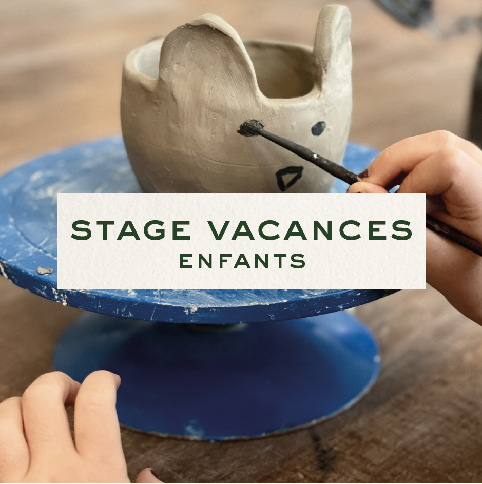 COURS DE MODELAGE ENFANTS - VACANCES SCOLAIRES