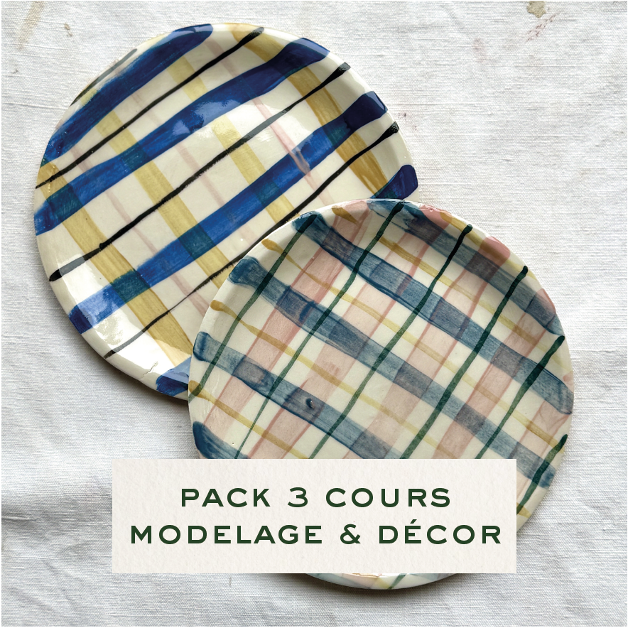 Pack 3 cours - modelage & décor