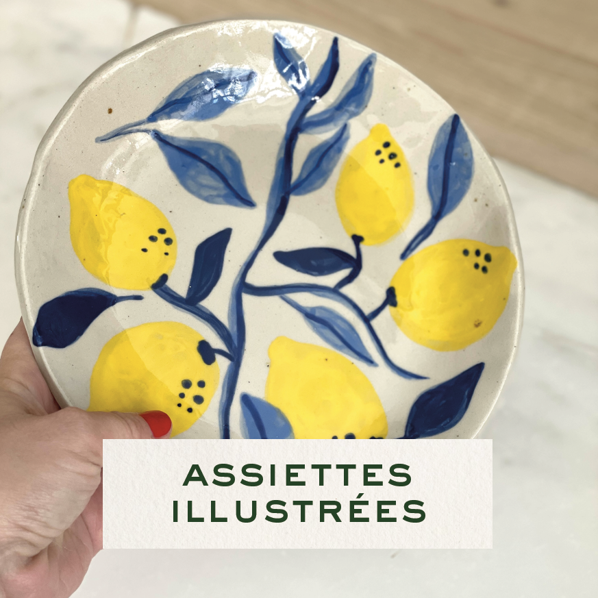 ASSIETTES ILLUSTRÉES