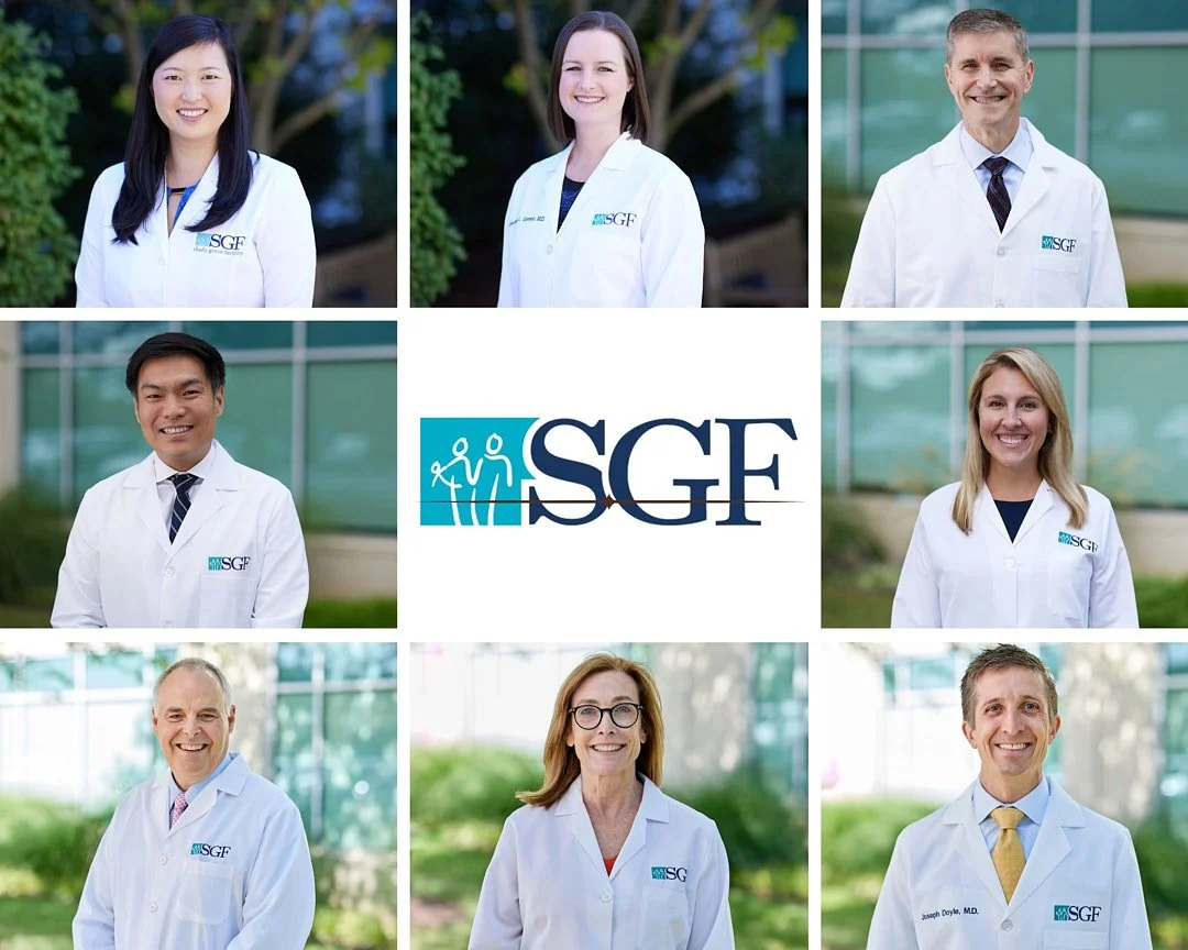 Headshot grid of doctors from Shady Grove Fertility