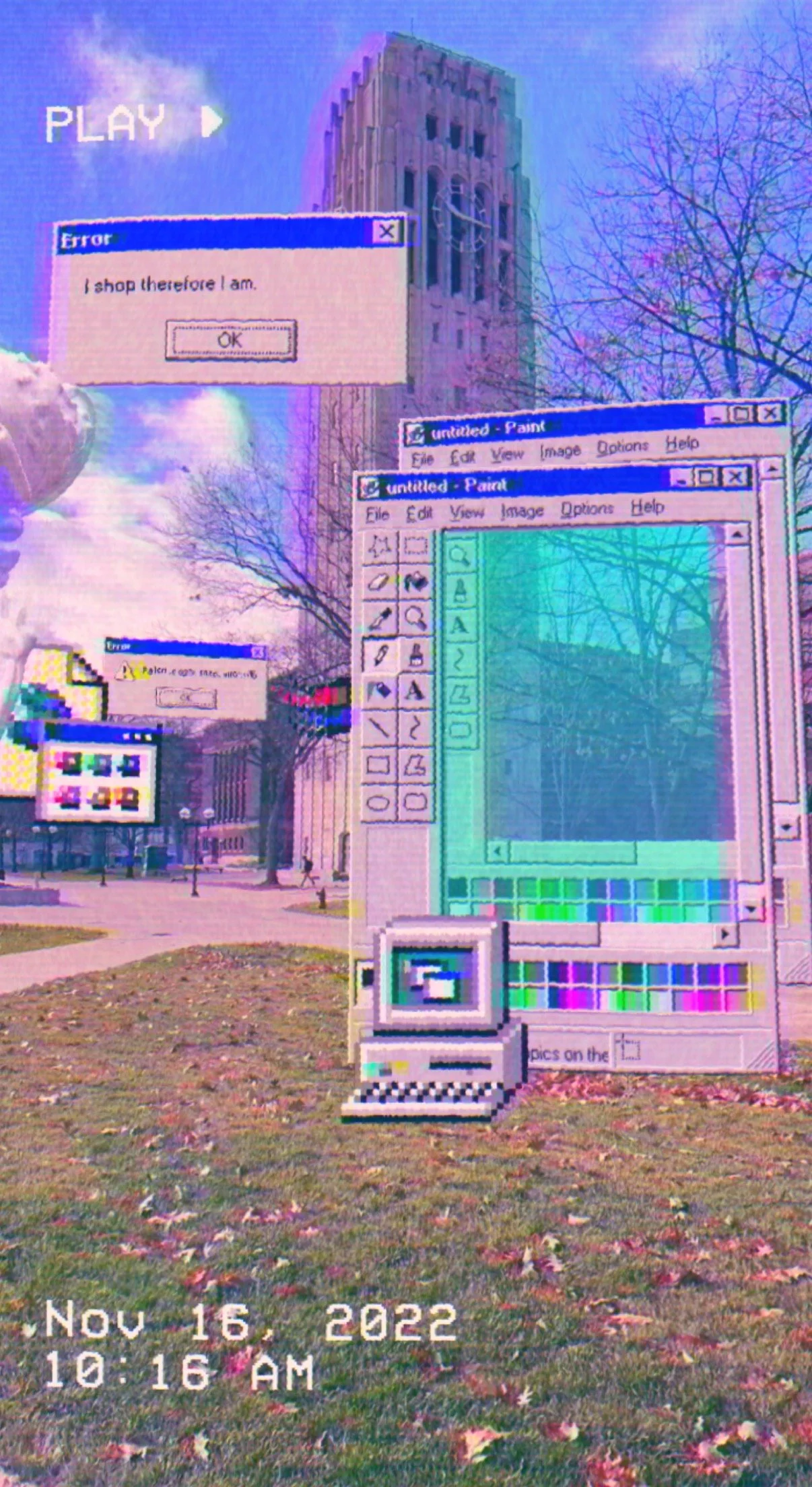 Vaporwave Lens