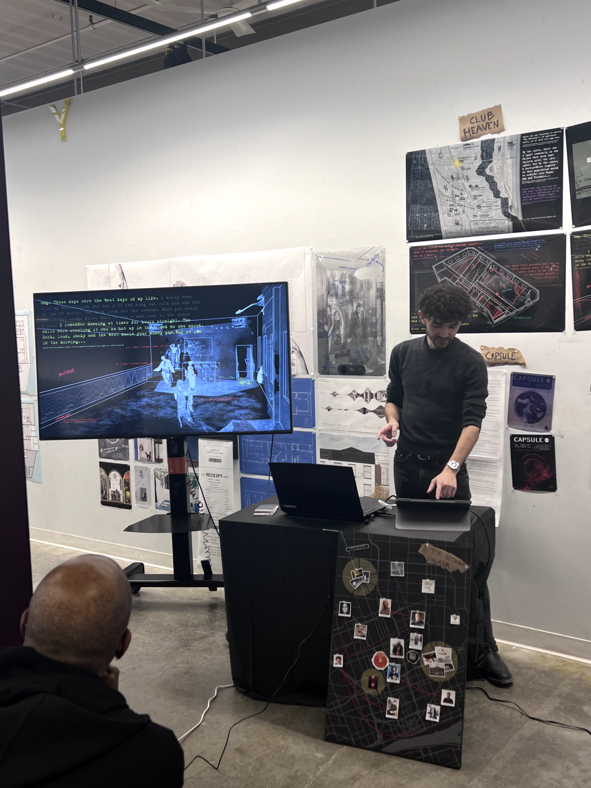 Photo from Spring 2024 Final Thesis Review at Taubman College.