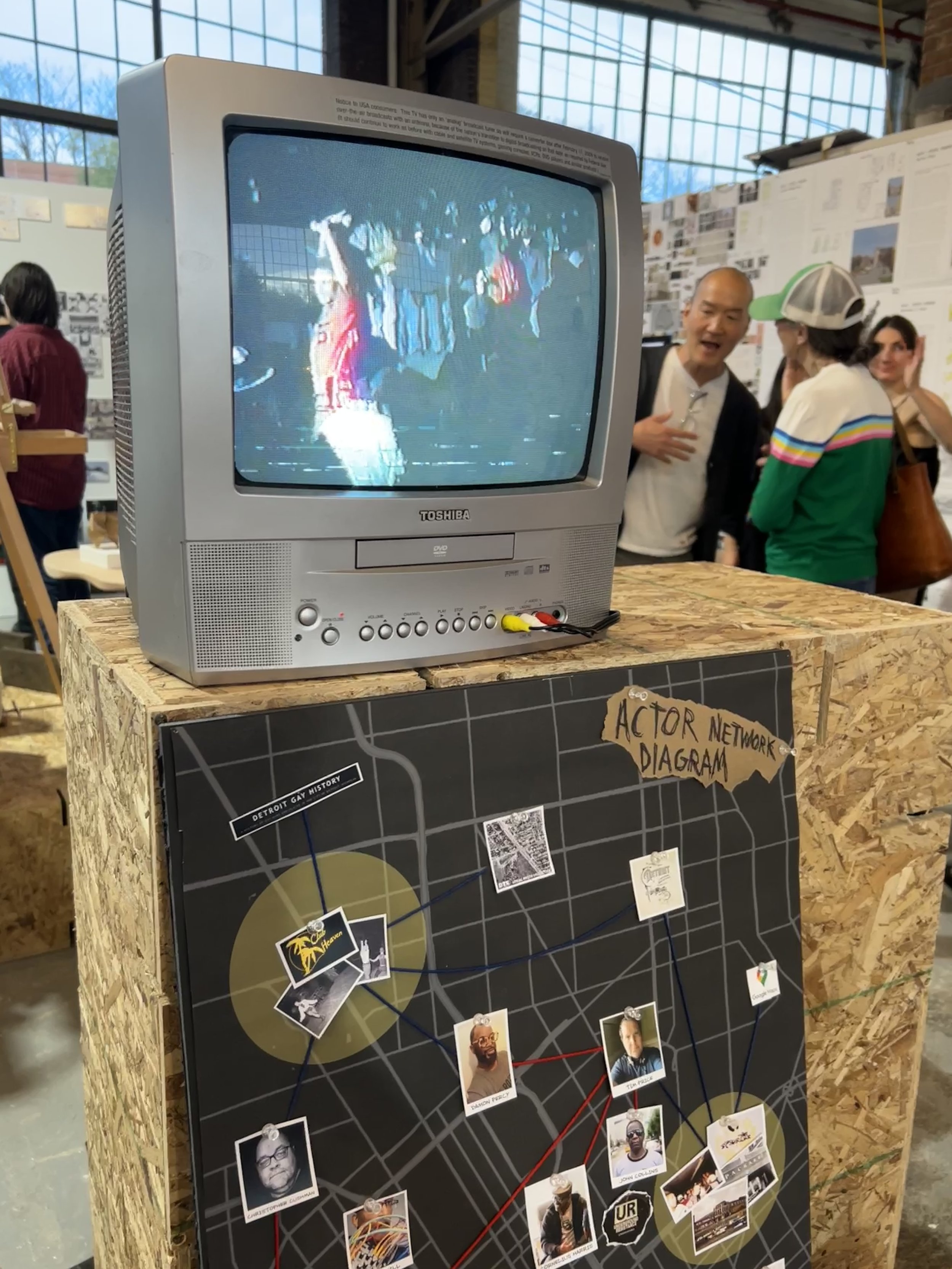 Photo from the 2024 Thesis Exhibition at the Liberty Research Annex.