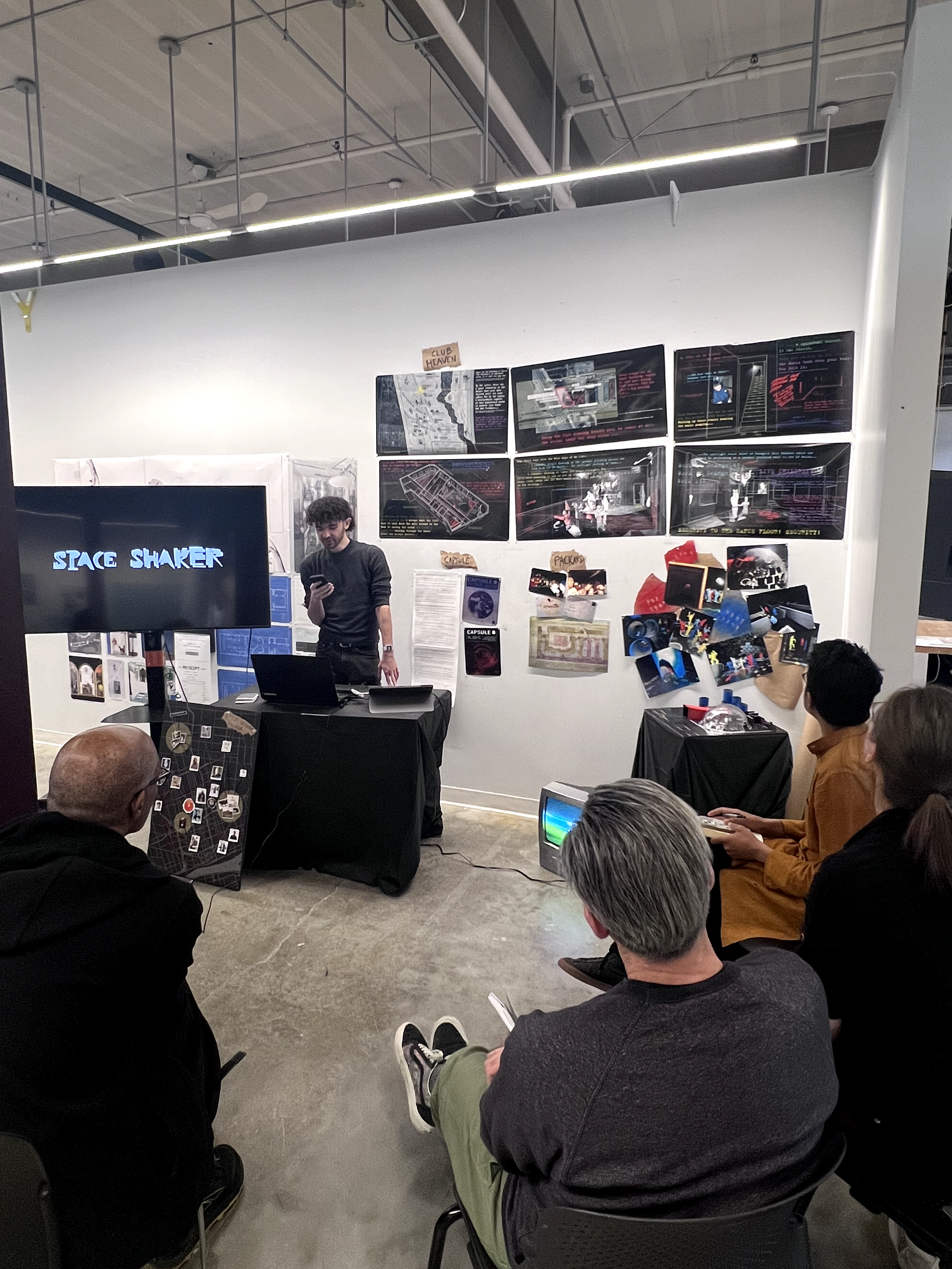 Photo from Spring 2024 Final Thesis Review at Taubman College.
