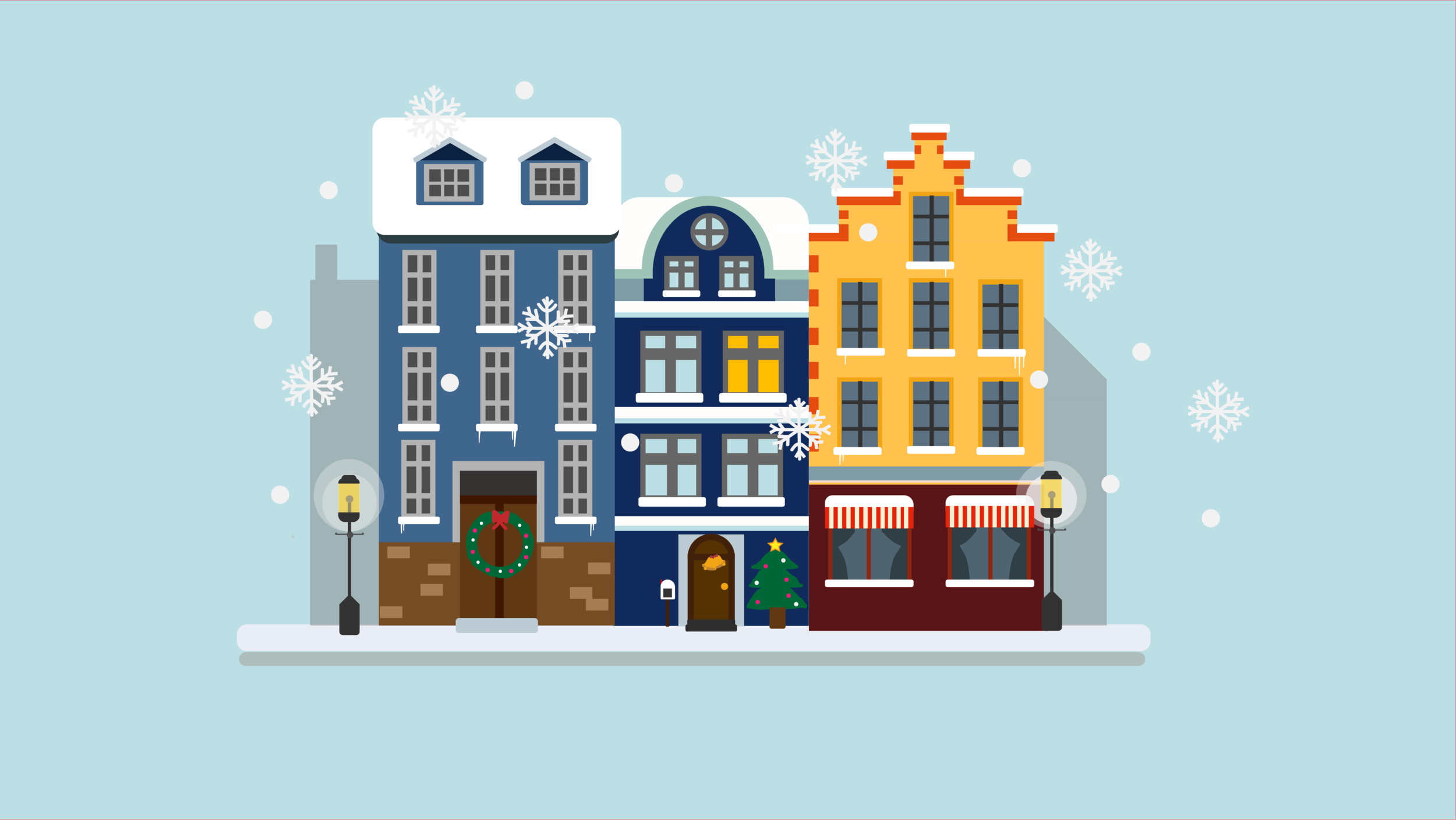 Winter Snow Scene