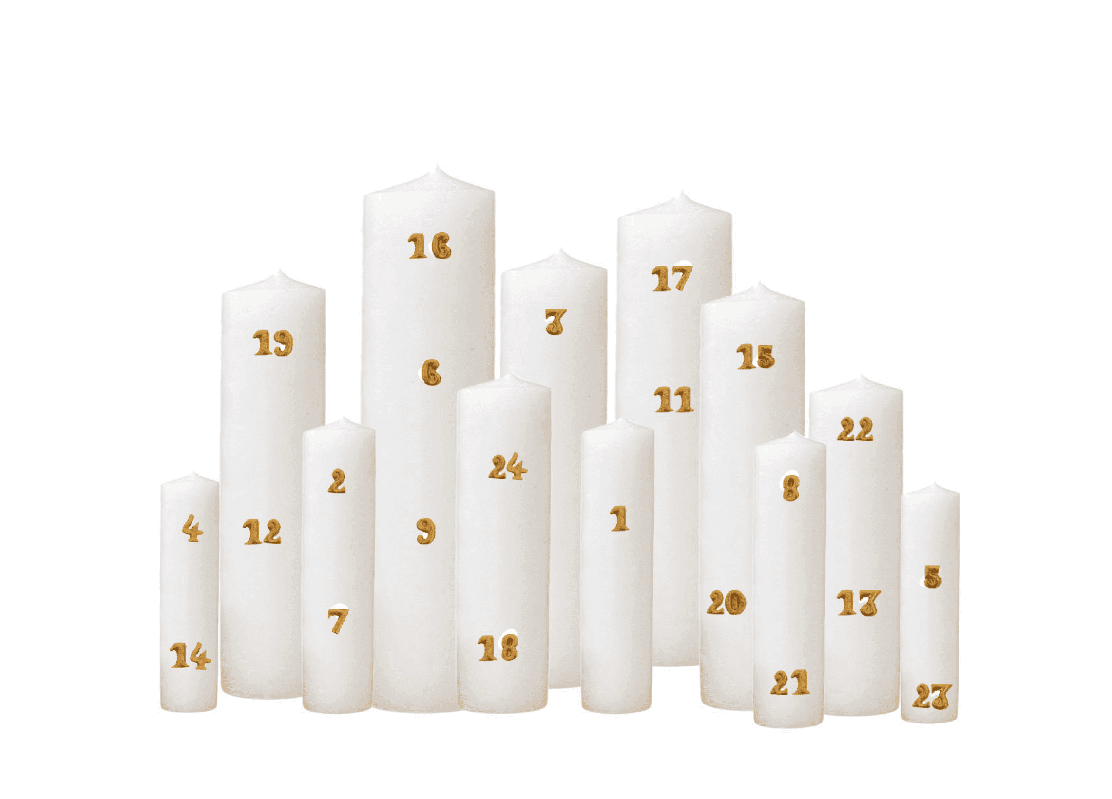 Bijoux de bougie — Calendrier de l'Avent