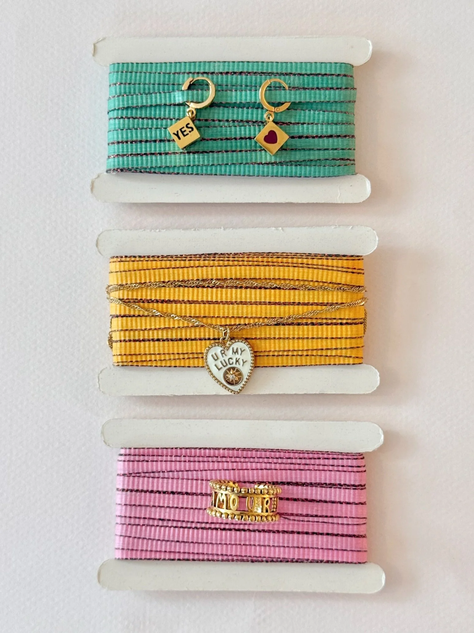 Les beaux bijoux @la2l_bijoux 💚💛🩷