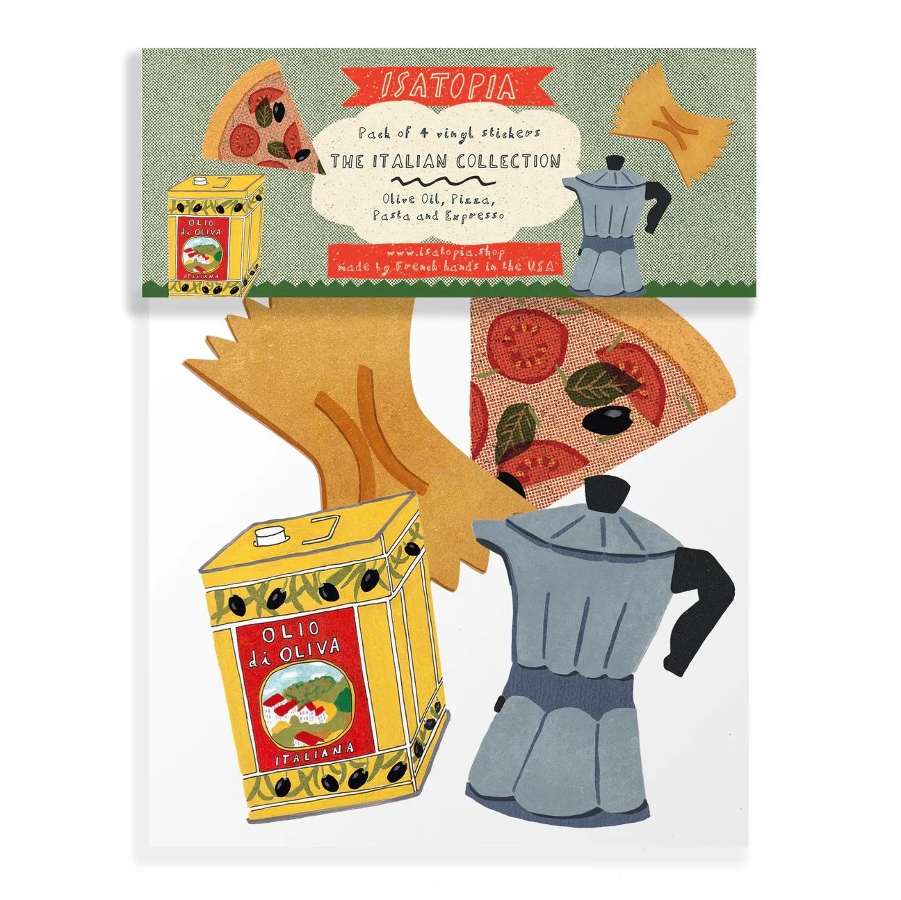 Set d'autocollants — Italie