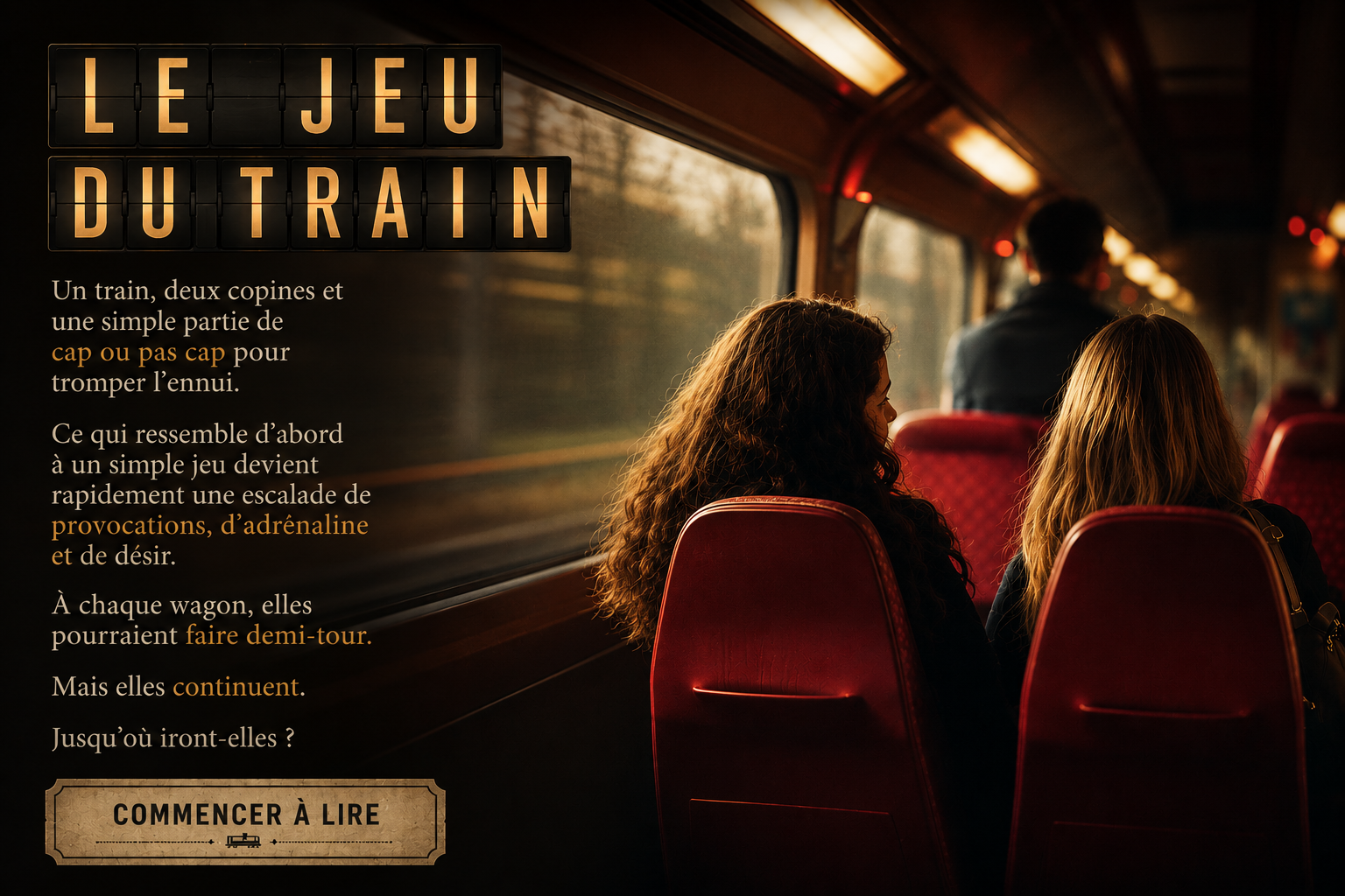 Lea grosson - histoire erotique - le jeu du trein