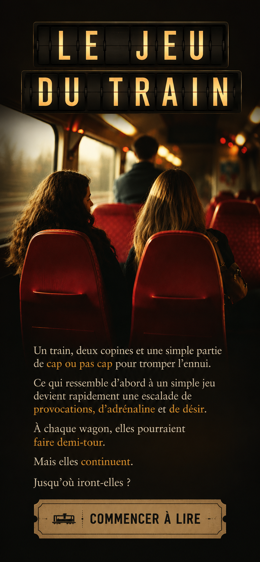Lea grosson - histoire erotique - le jeu du trein