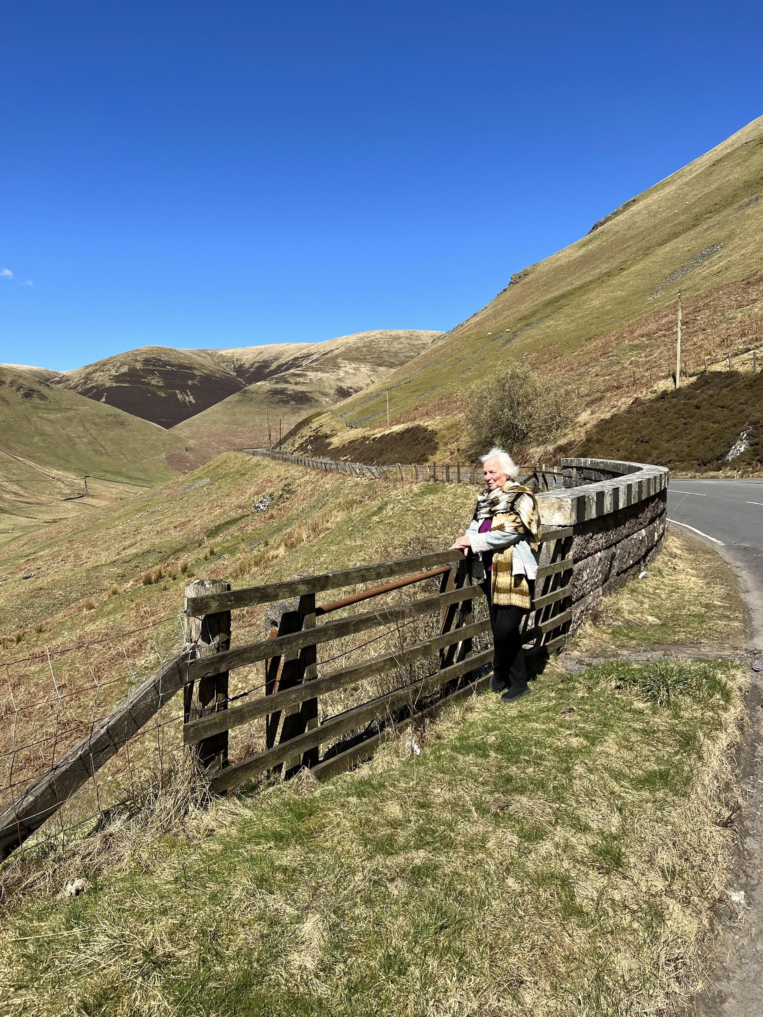 The road to Moniaive, Scotland