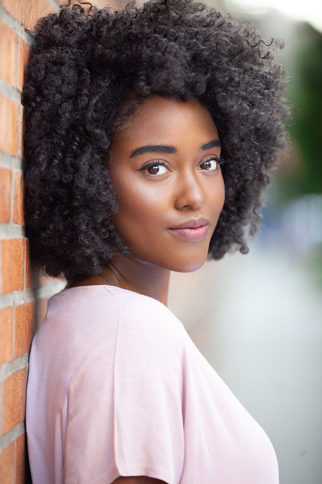 Arsema Thomas of Netflix’s Queen Charlotte, photographed by Hancock headshots in NYC