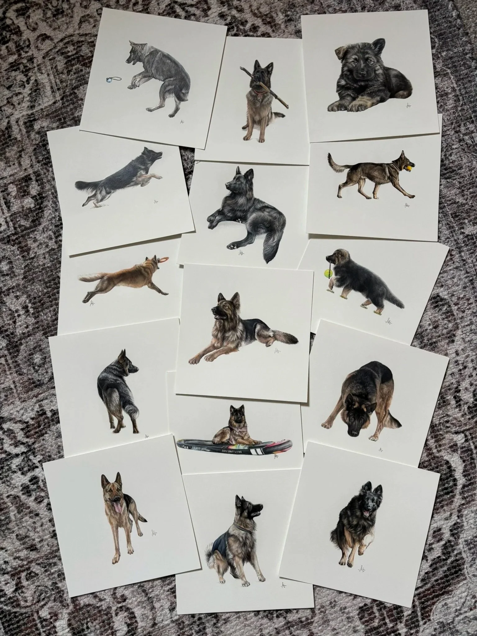 The German Shepherd Collection |
For available pieces, please visit the Shop by clicking the image above