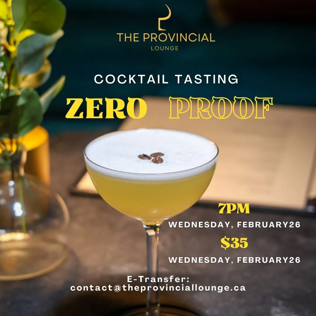 ZERO PROOF COCKTAIL TASTING